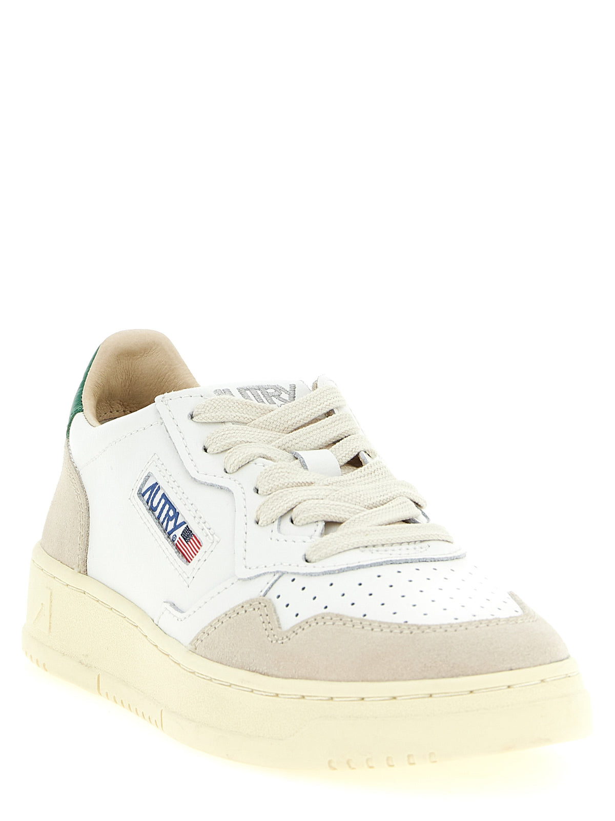 Autry Autry Medalist Low Leather And Suede Sneakers
