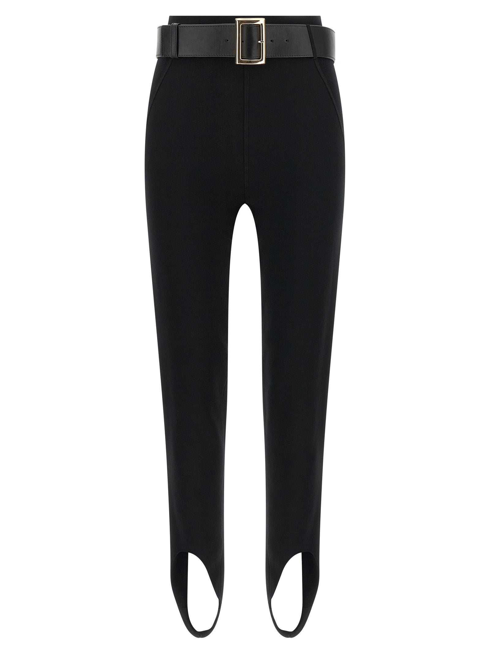 Self Portrait Leggings With Stirrup And Belt