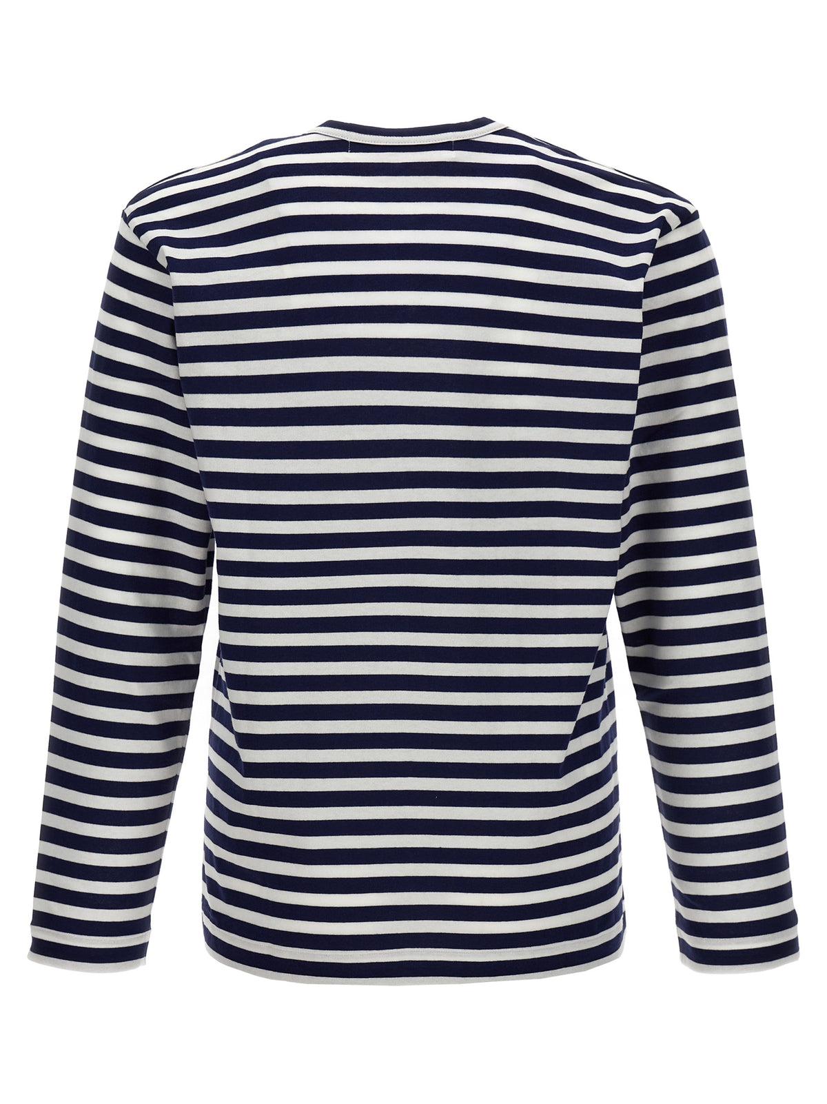 Comme Des Garçons Play Logo Patch Stripes T-Shirt