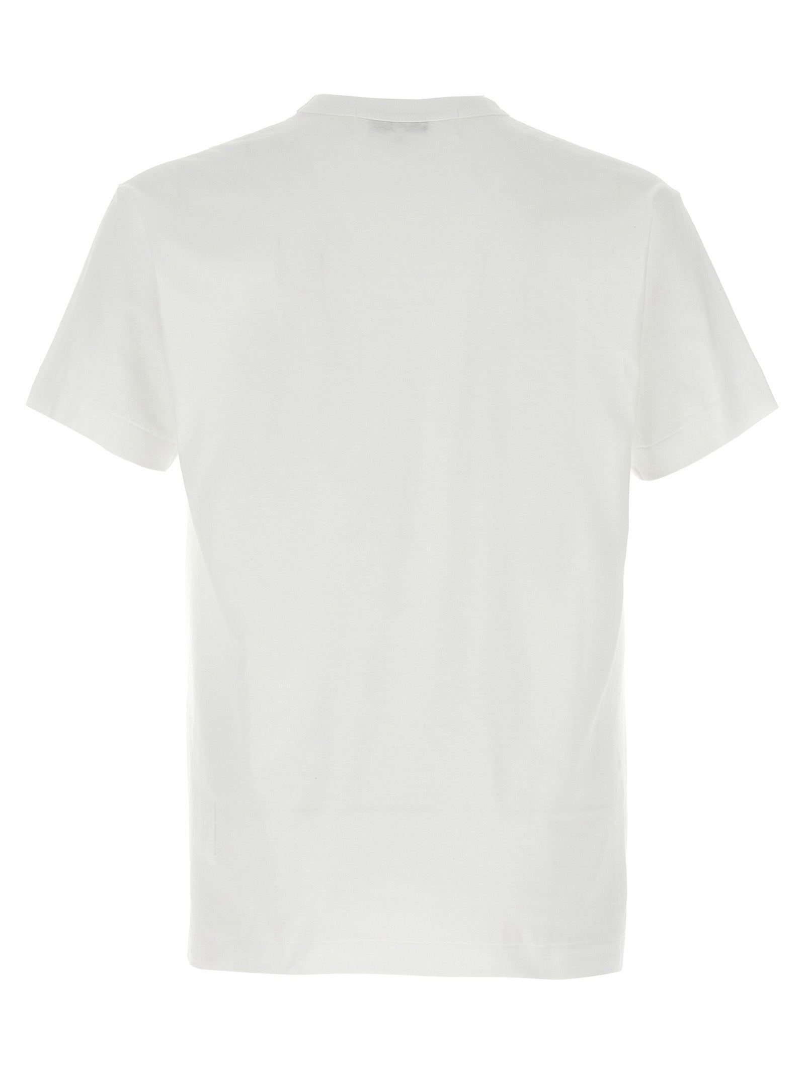Comme Des Garçons Play Printed T-Shirt And Logo Patch