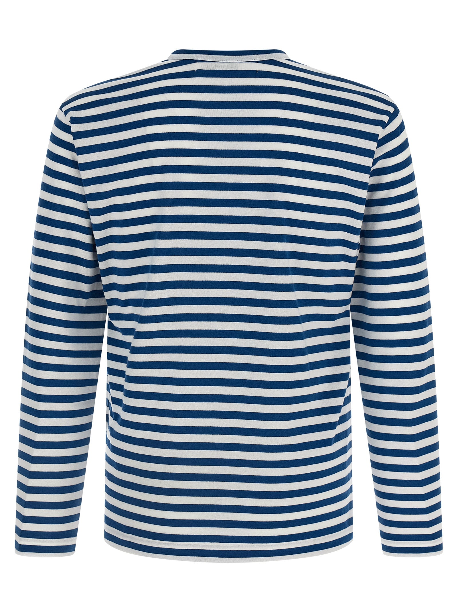 Comme Des Garçons Play Logo Patch Stripes T-Shirt
