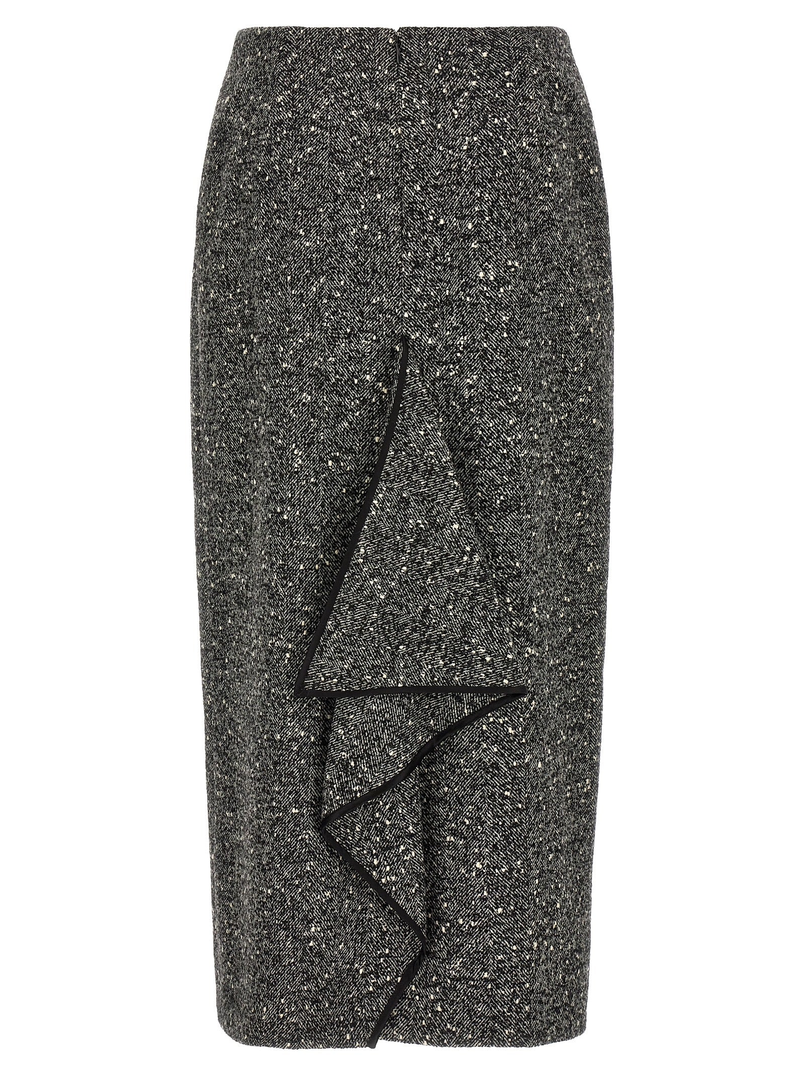 Valentino Garavani Valentino Garavani Chevron Bouclé Skirt
