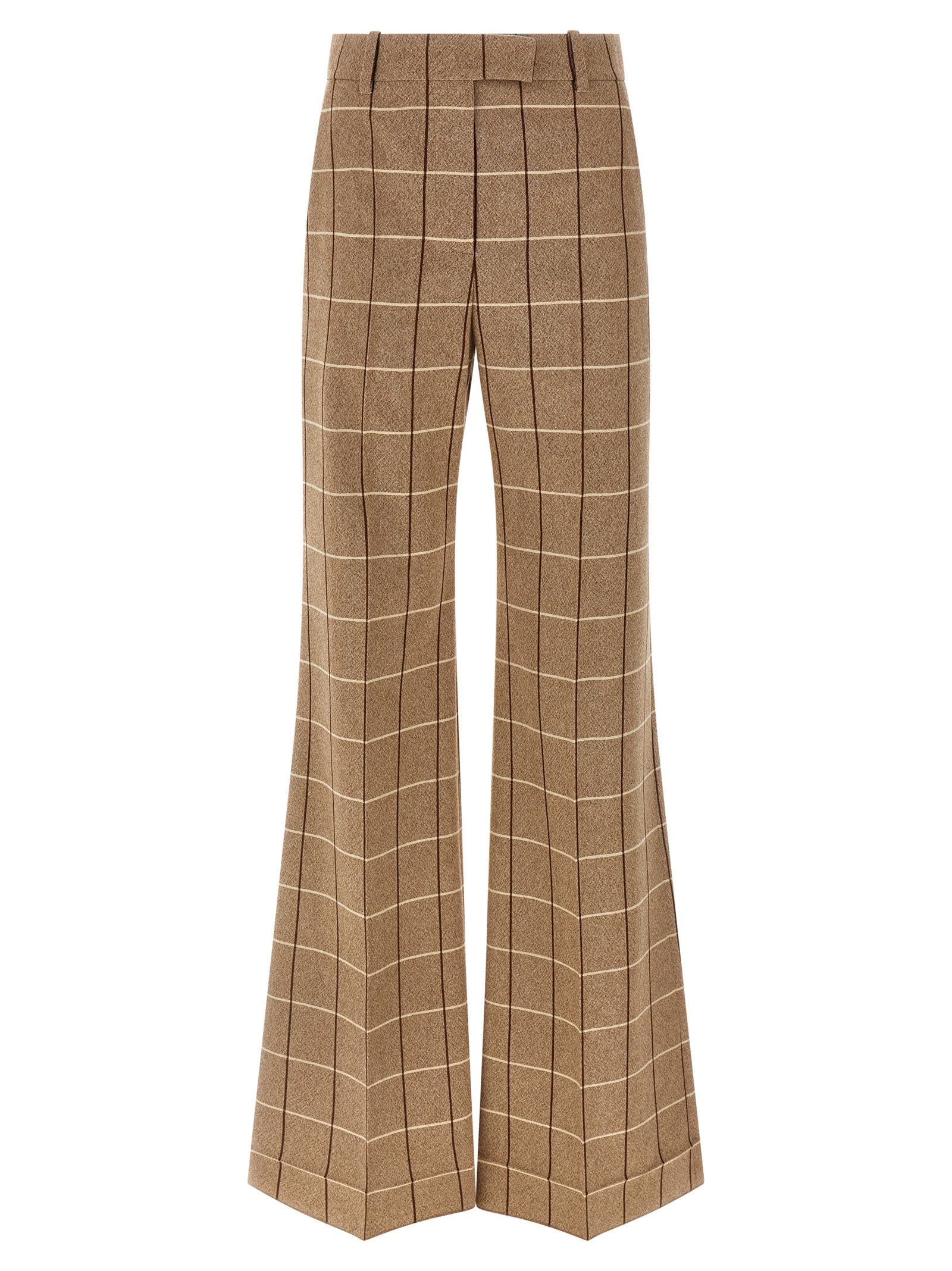 Valentino Garavani Valentinogaravani Wool Pants With Window Pattern