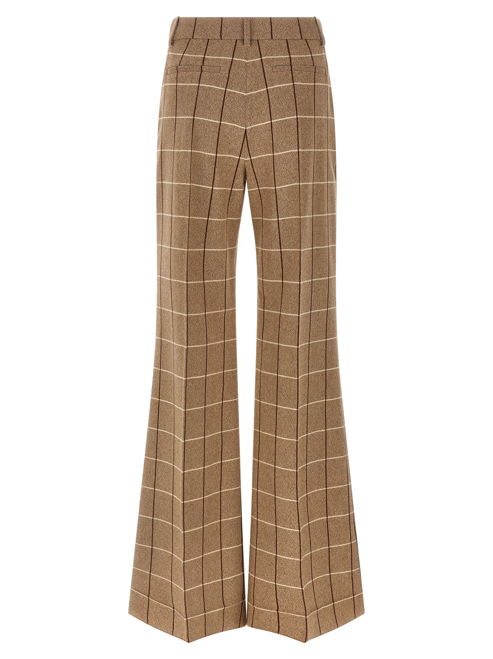 Valentino Garavani Valentinogaravani Wool Pants With Window Pattern