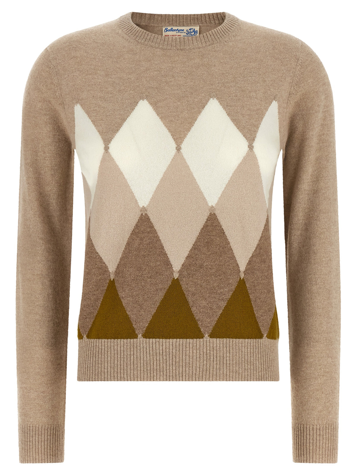 Ballantyne 'Classic Diamond' Diamond-Shaped Sweater