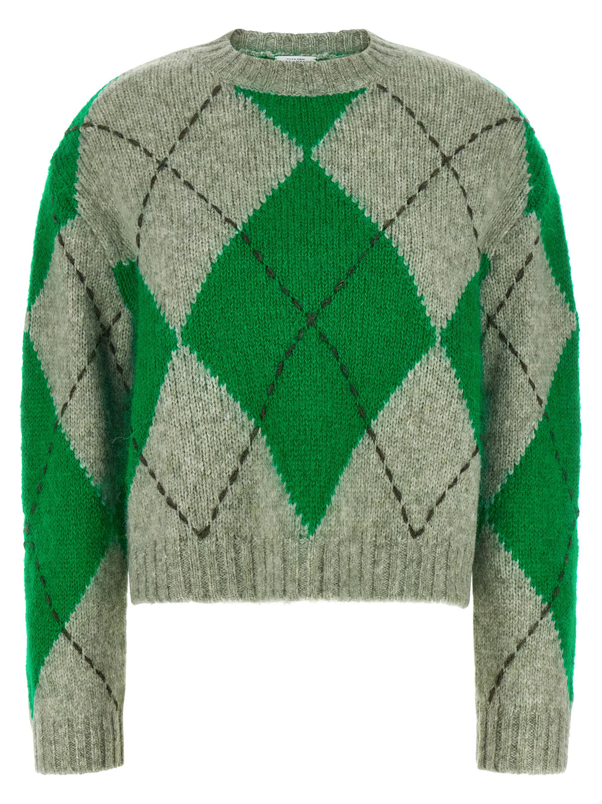 Ballantyne Green 'Big Argyle' Sweater