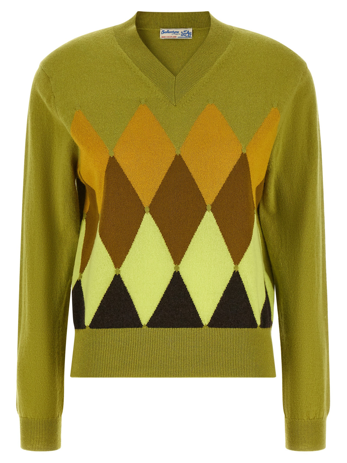 Ballantyne Green 'Diamond' Sweater