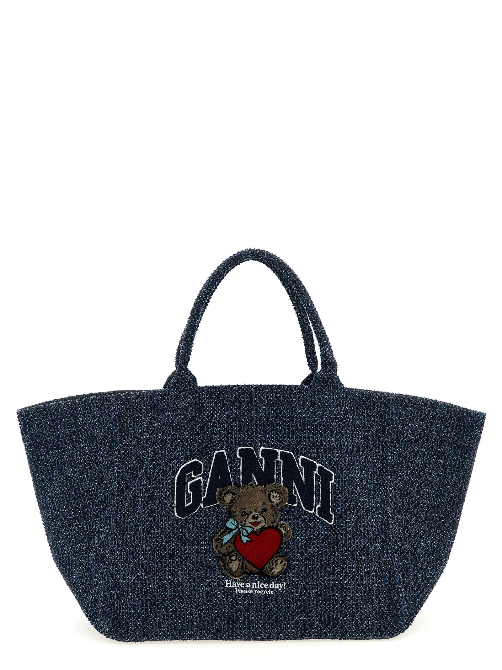 Ganni 'Xxl Bear' Shopping Bag