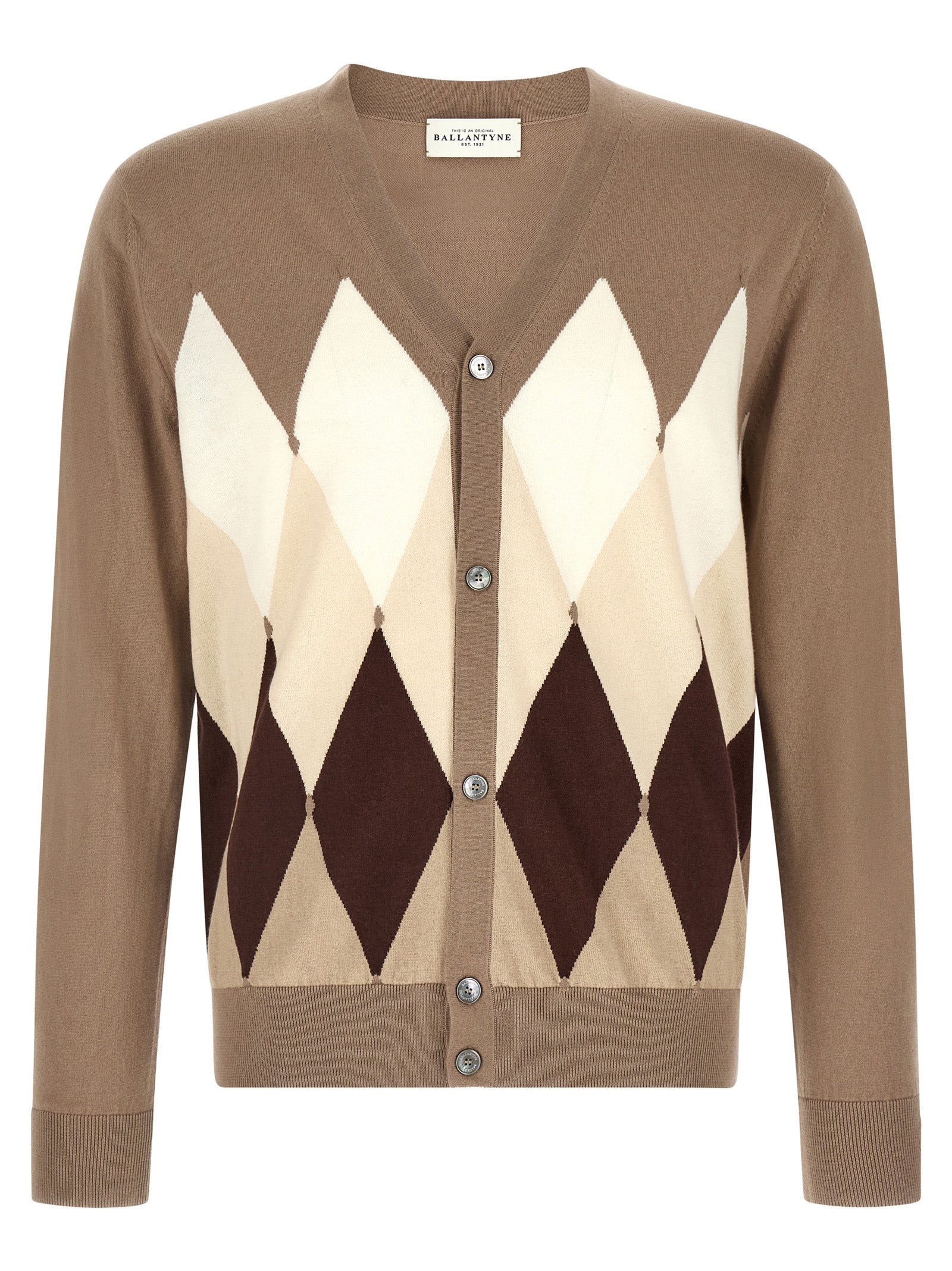 Ballantyne Cardigan Argyle
