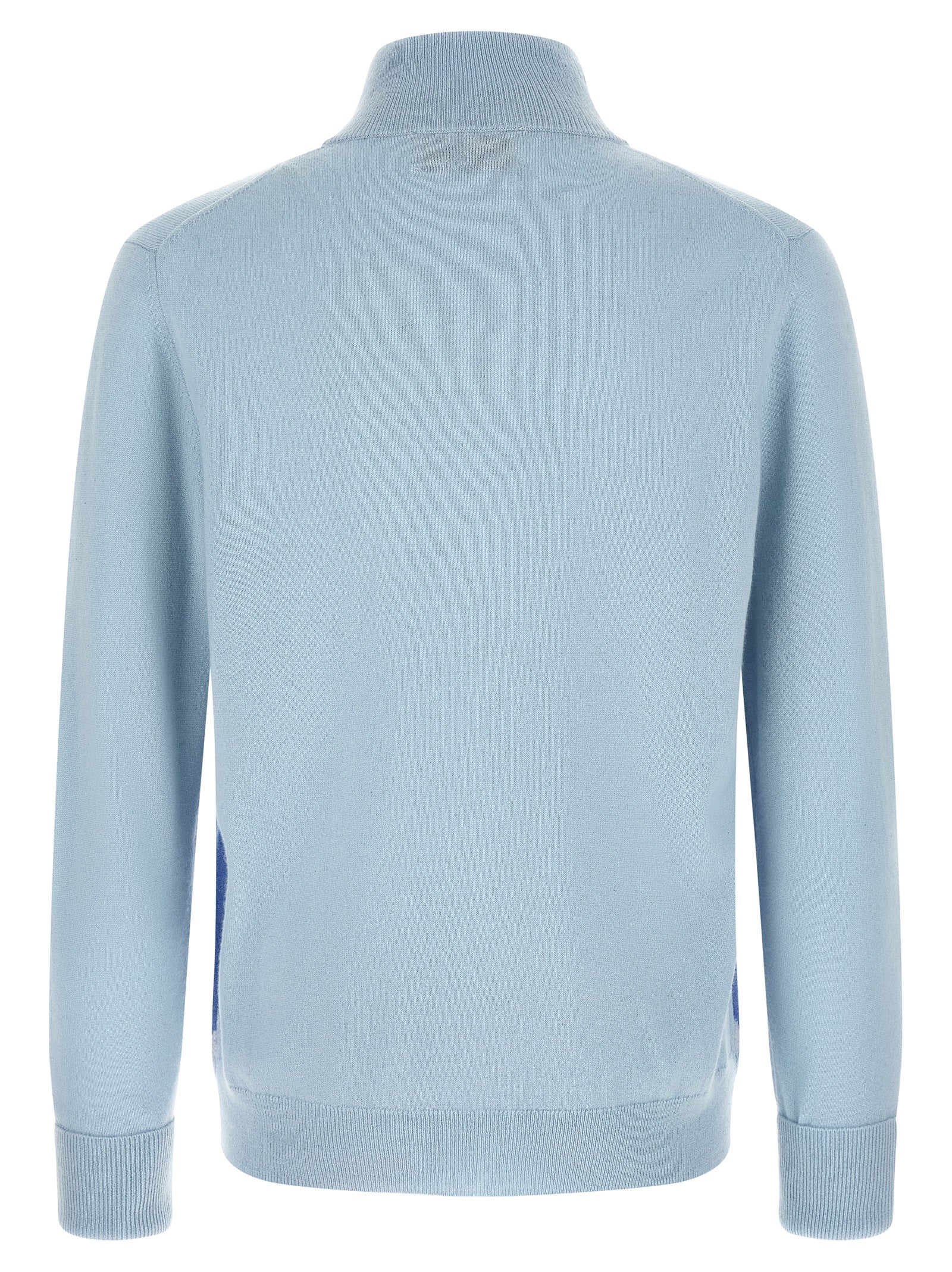 Ballantyne 'Classic Diamond' Intarsia Zip Cardigan