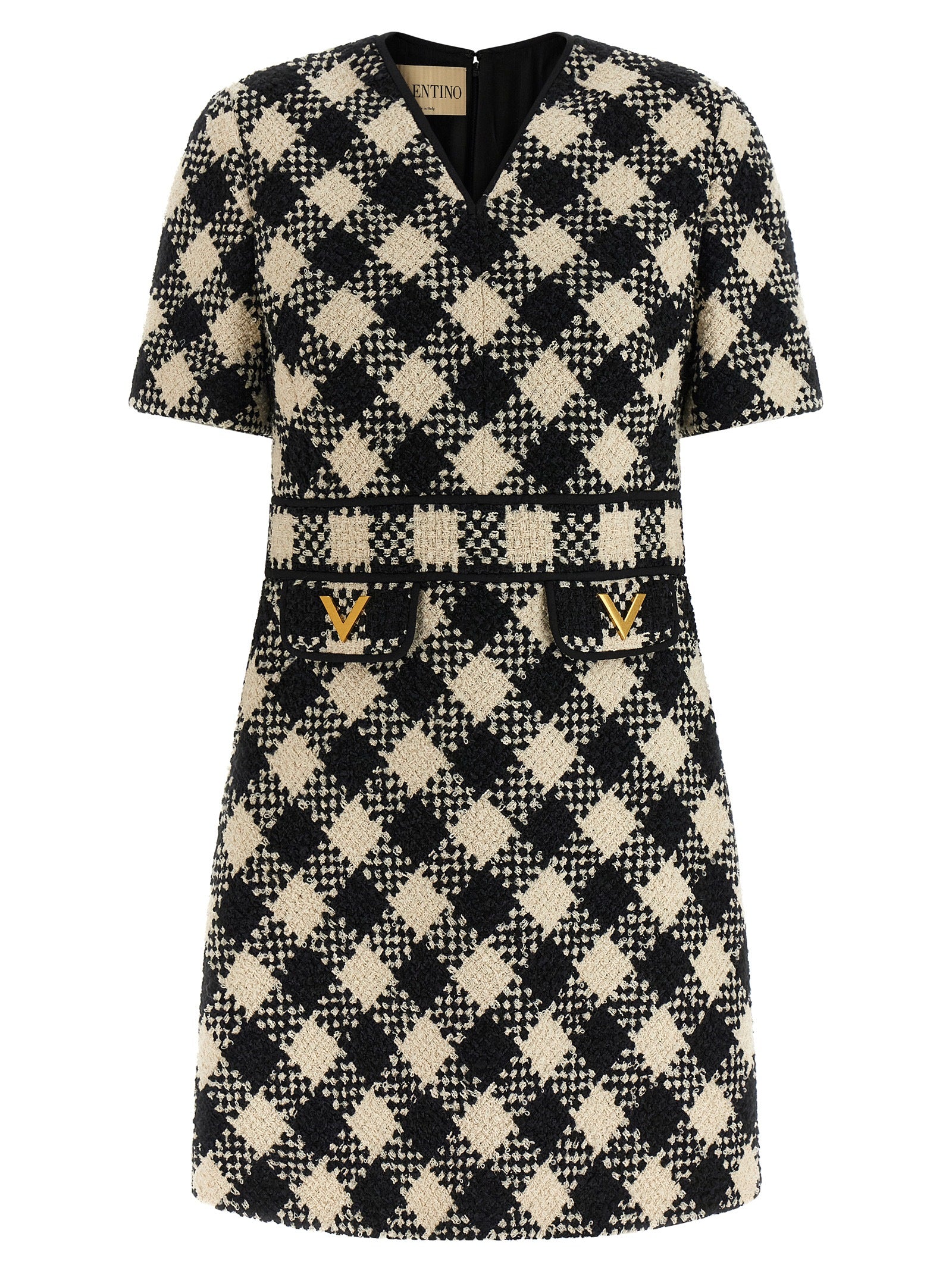 Valentino Garavani Valentino Garavani Damier Tweed Dress