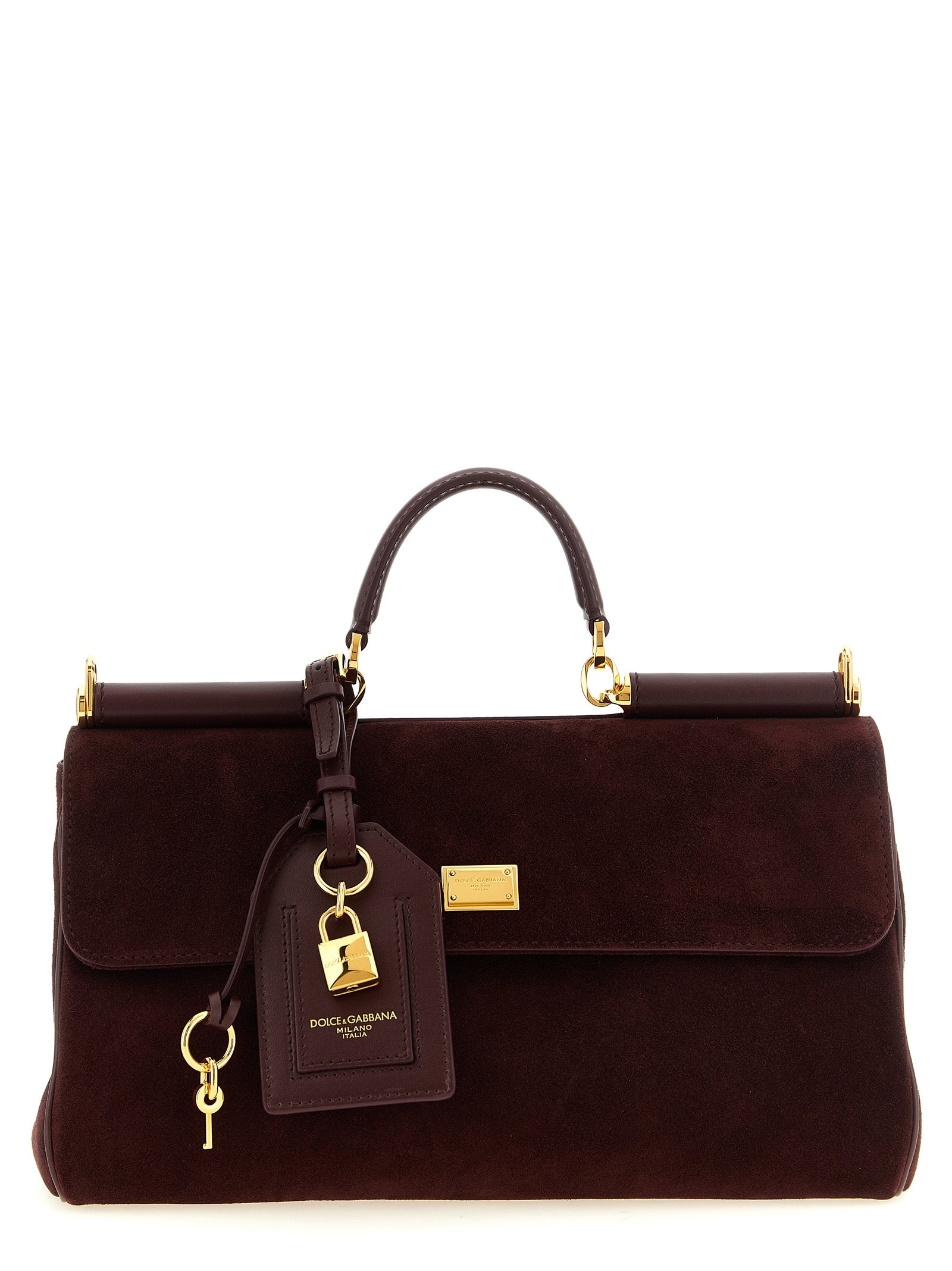 Dolce & Gabbana Medium Suede 'My Sicily' Handbag
