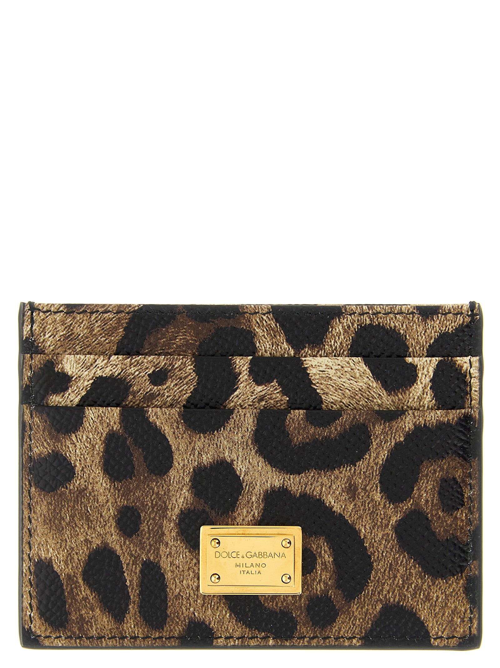 Dolce & Gabbana Animal Print Card Holder
