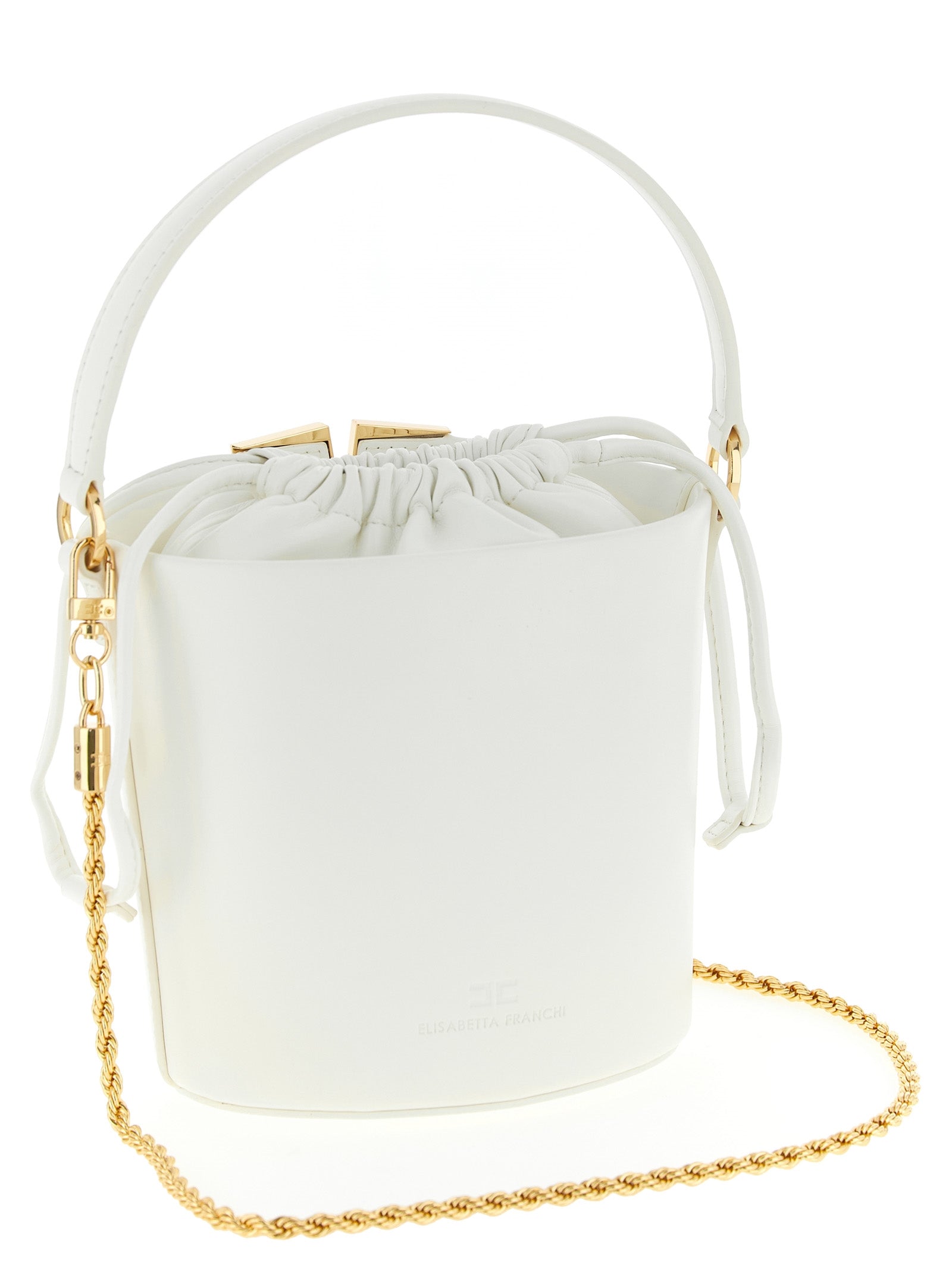Elisabetta Franchi Logo Bucket Bag