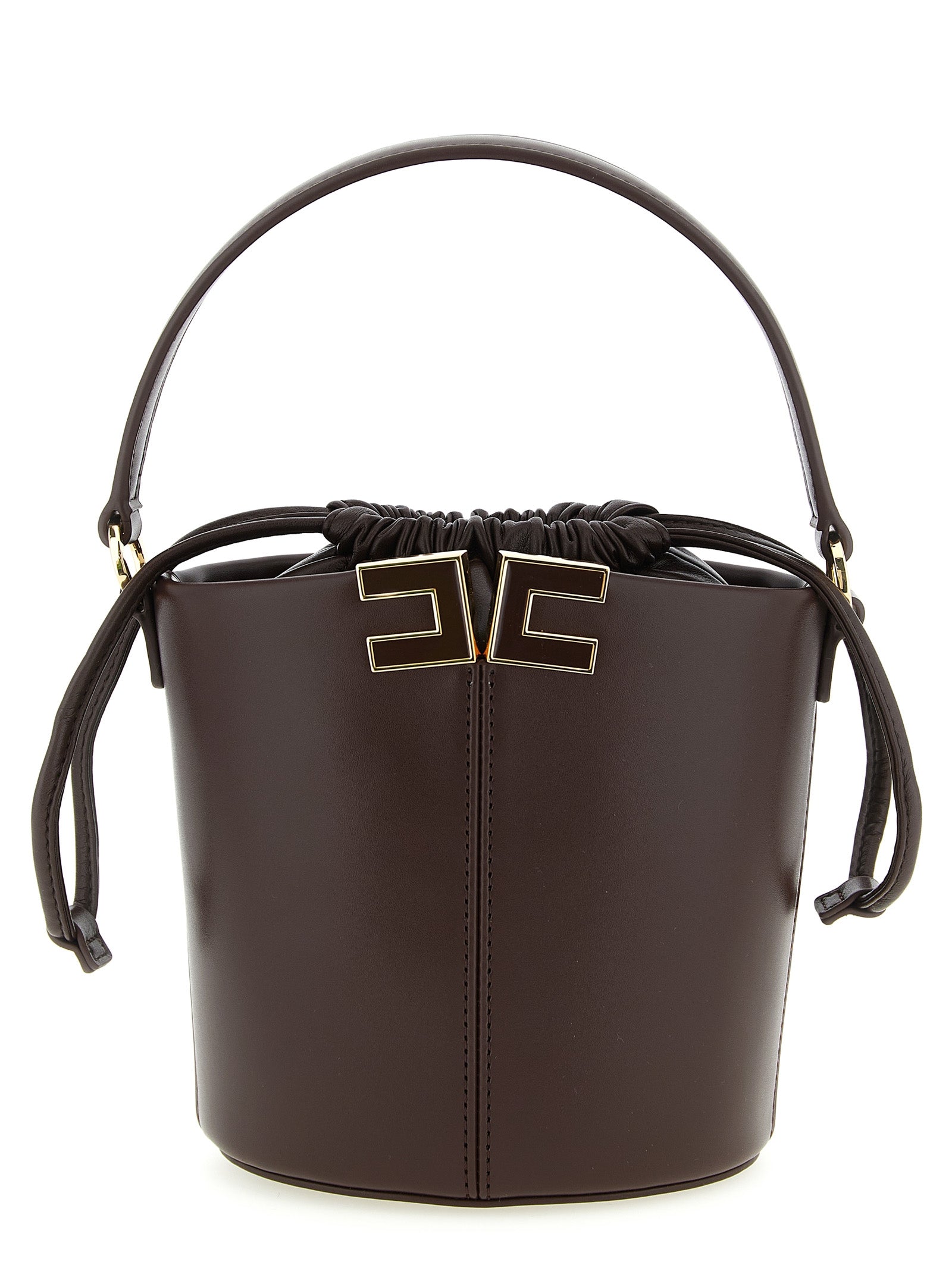 Elisabetta Franchi Logo Bucket Bag