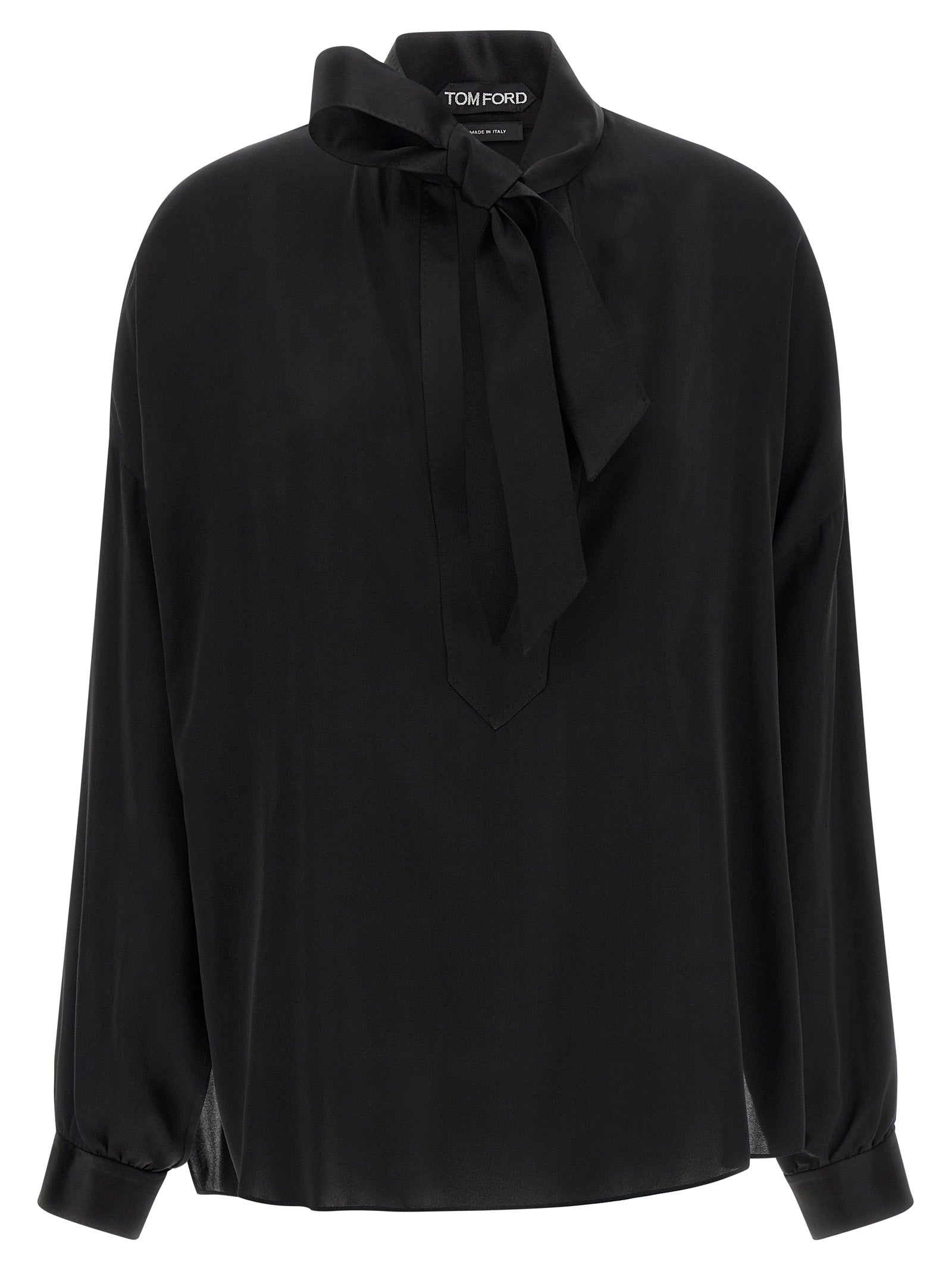 Tom Ford Lavallière Neck Blouse