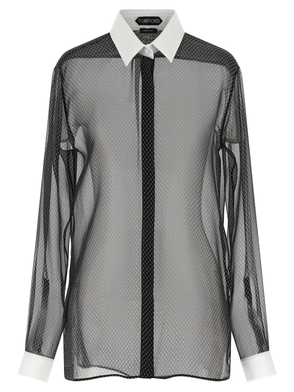 Tom Ford Lozenge Chiffon Shirt