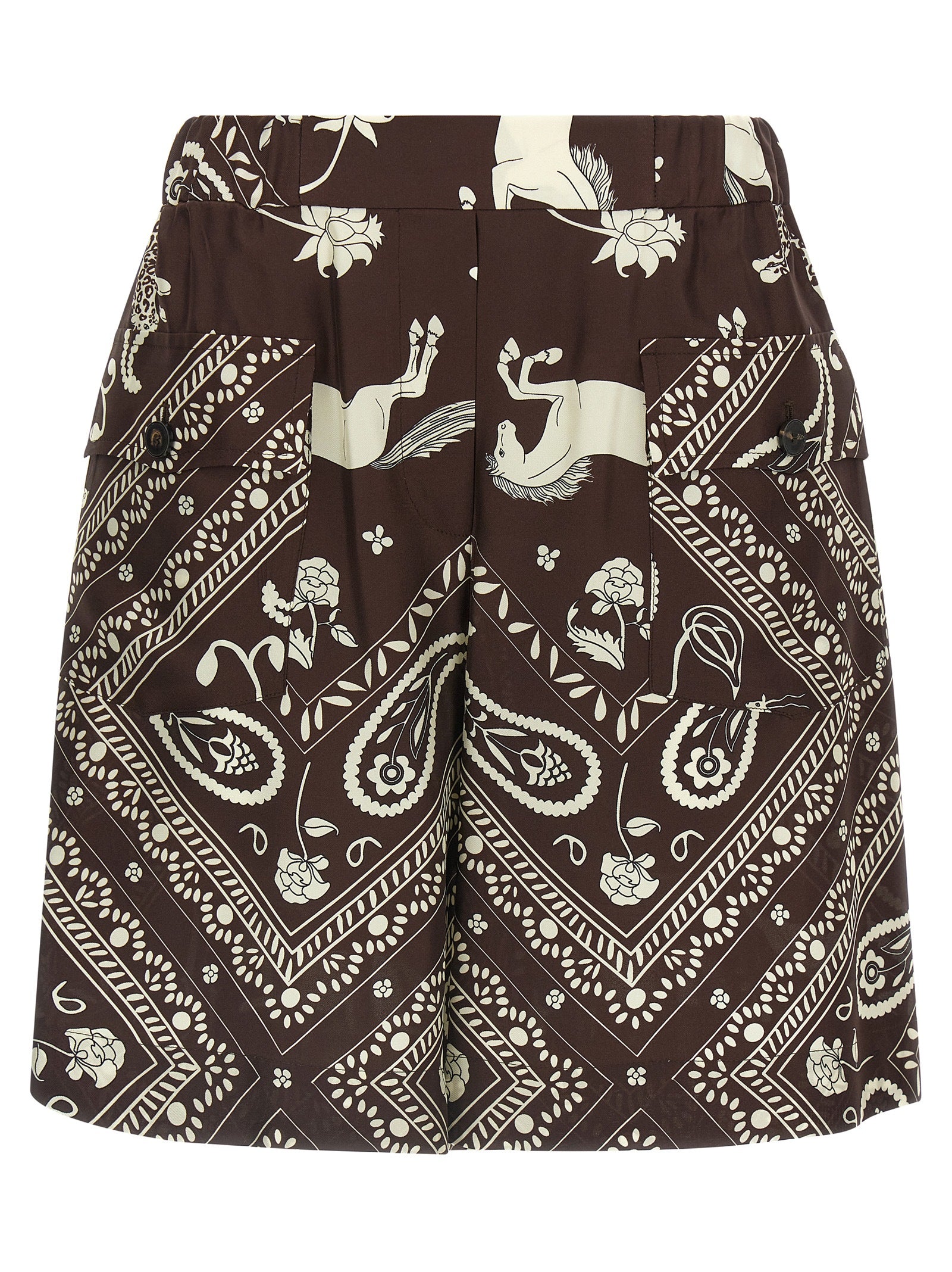Alberto Biani 'Bandana' Print Bermuda Shorts
