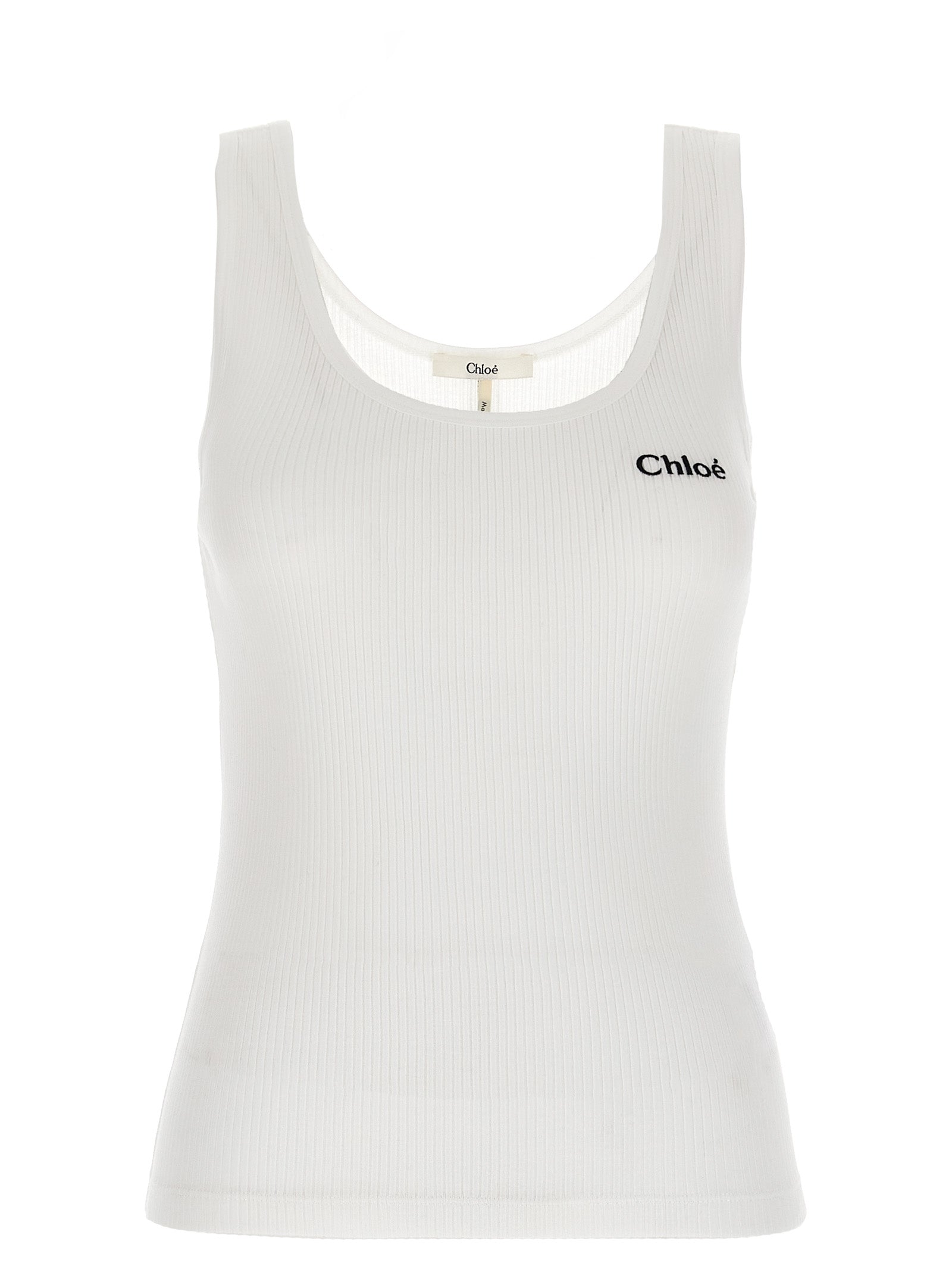 Chloé Logo Embroidery Top