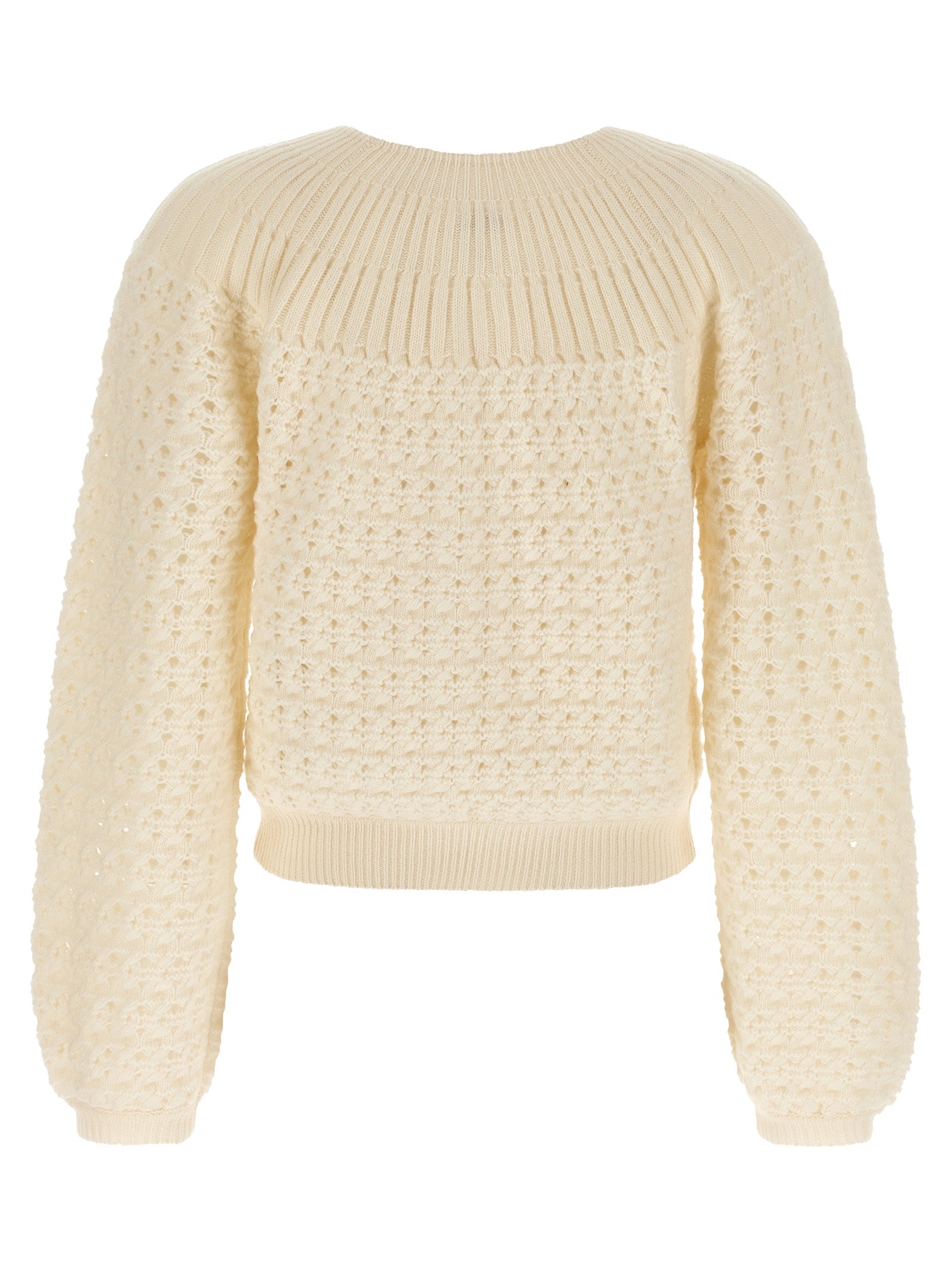 Chloé Jacquard Logo Cardigan