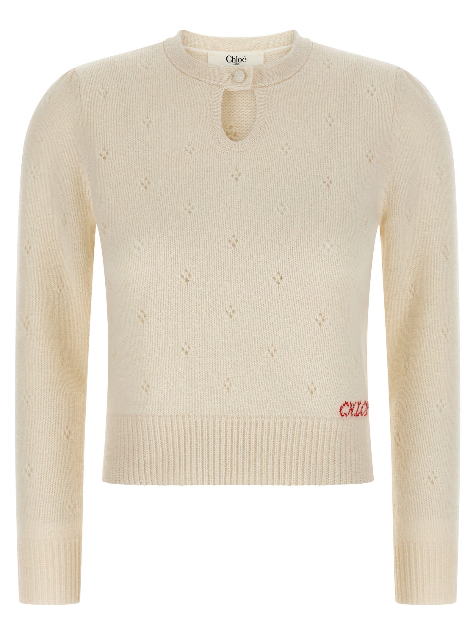 Chloé Jacquard Logo Sweater