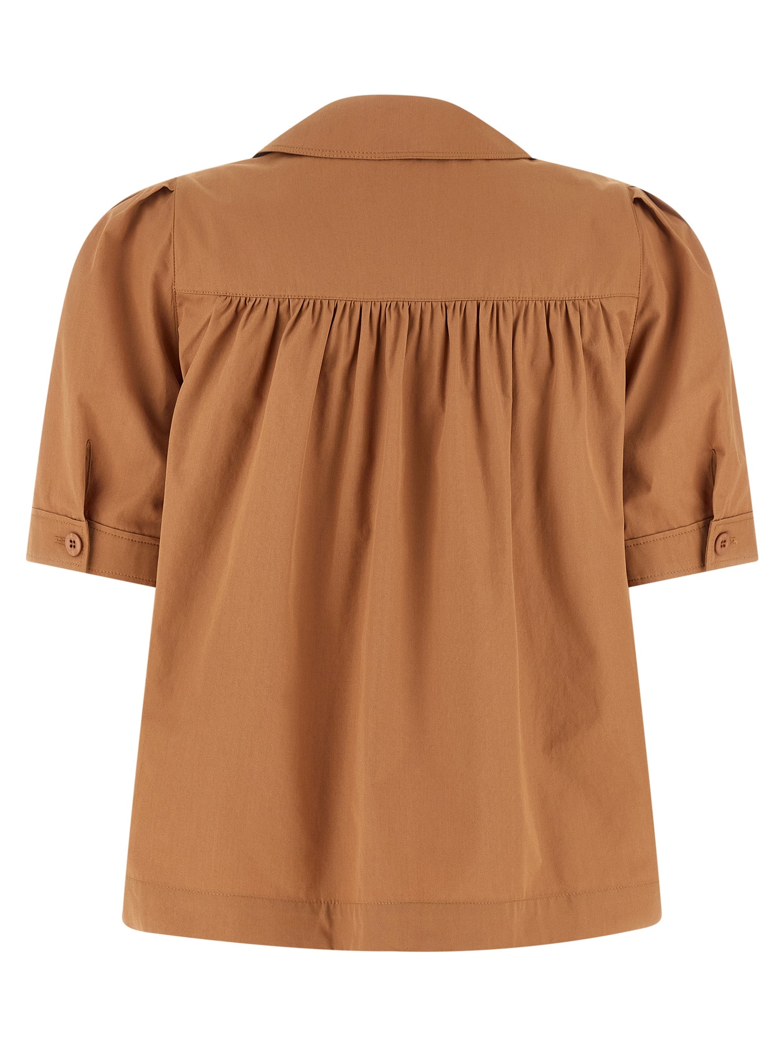 Chloé Logo Embroidery Shirt