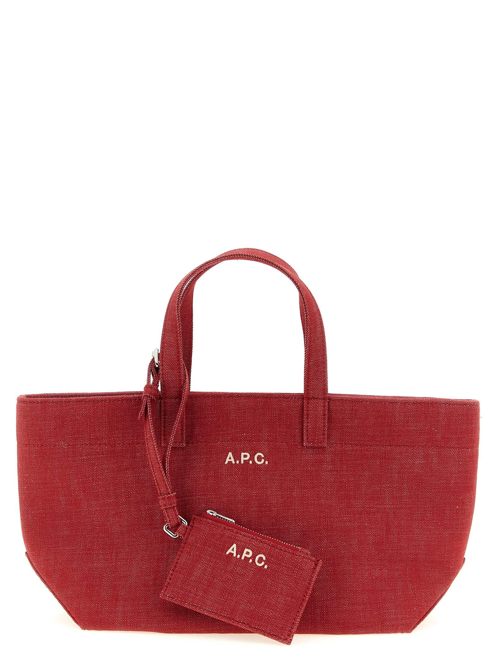 A.P.C. Small 'Le Drummer Toile' Shopping Bag
