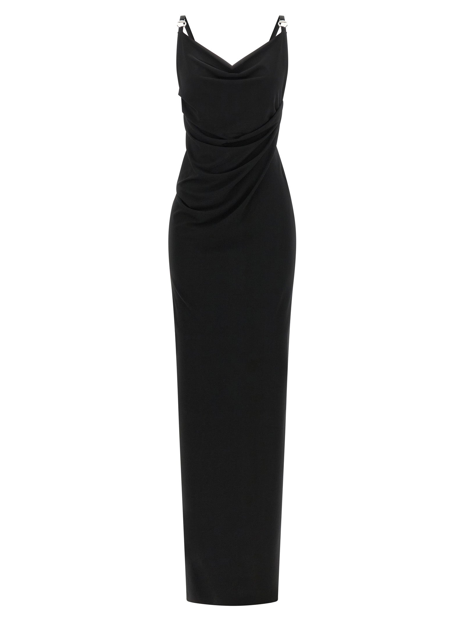 Coperni Metallic Logo Dress