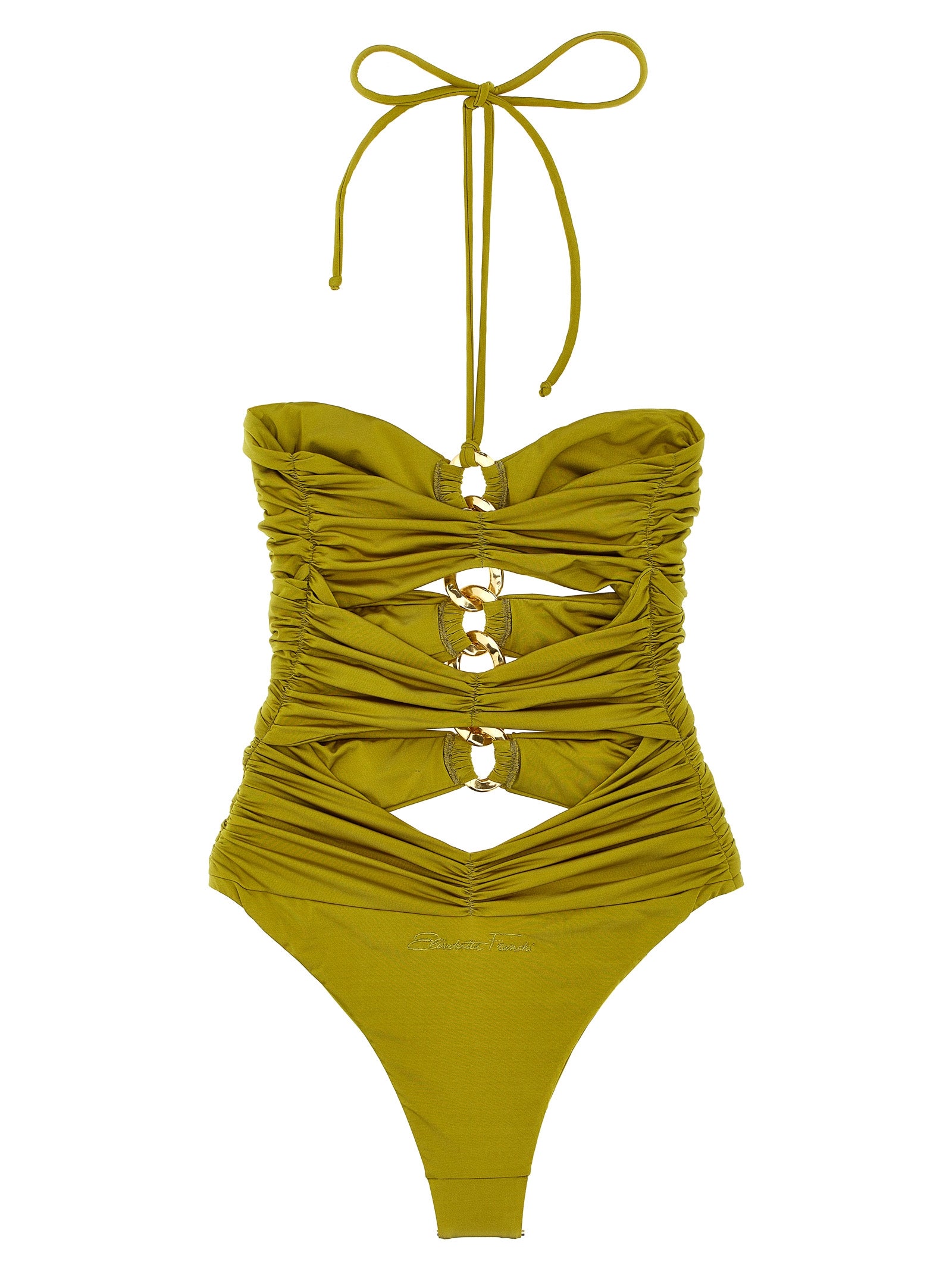 Elisabetta Franchi Chain One-Piece Swimsuit