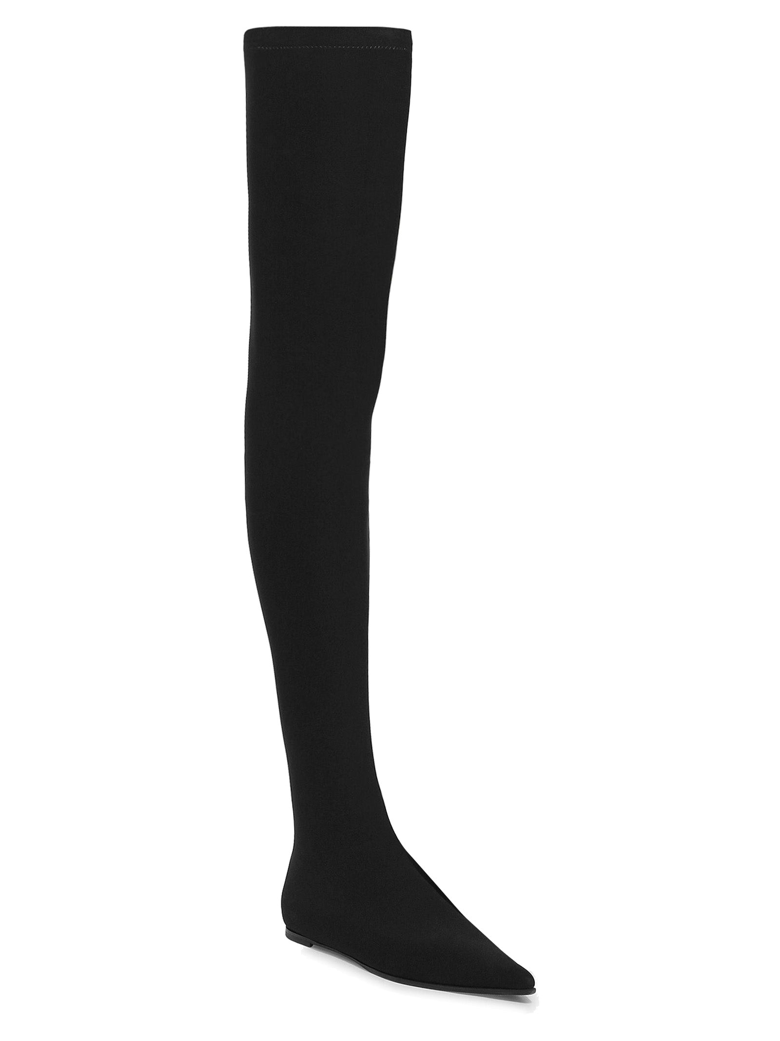 Dolce & Gabbana Over-The-Knee Jersey Boots