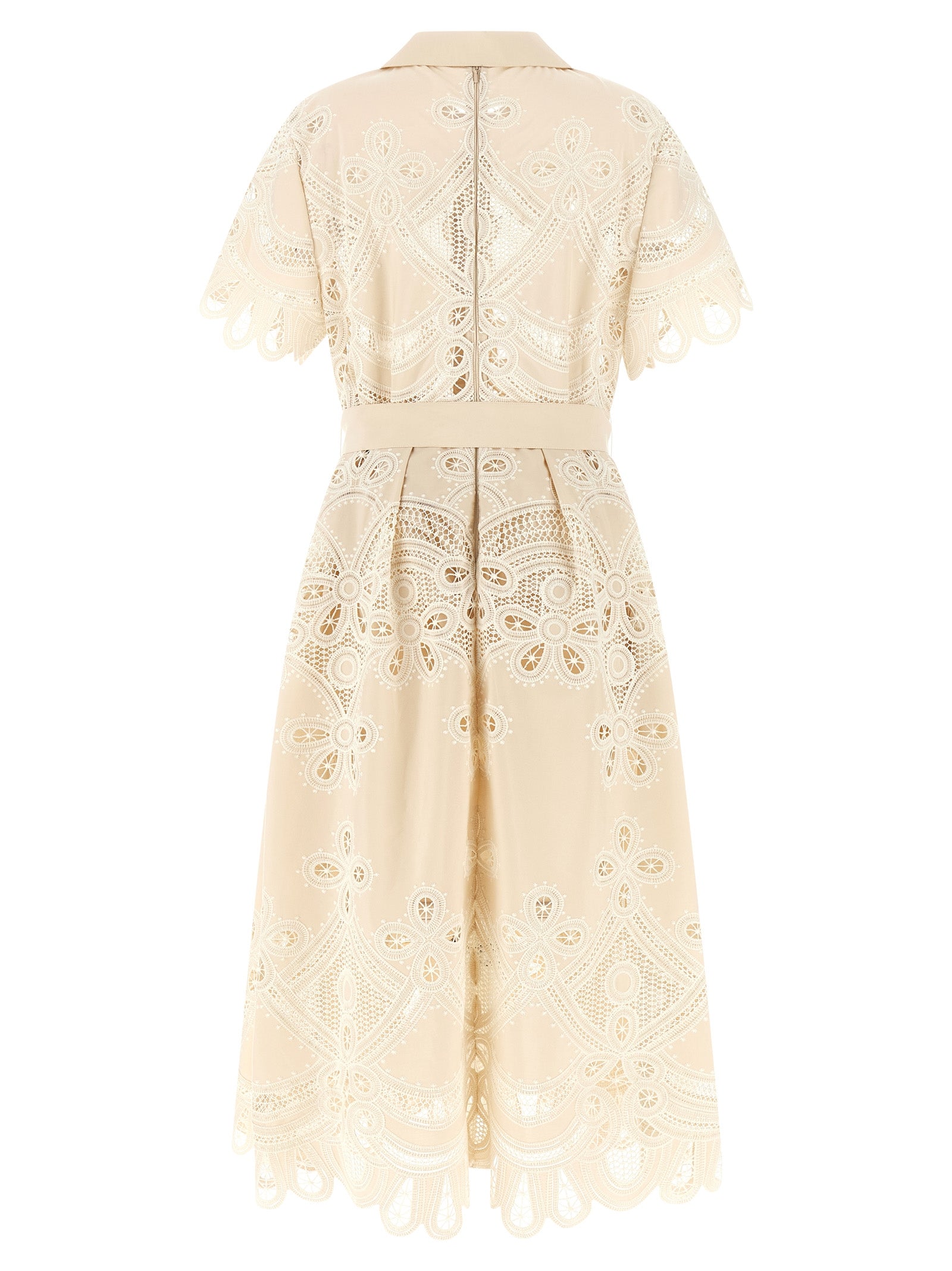 Elie Saab Carving Embroidery Dress