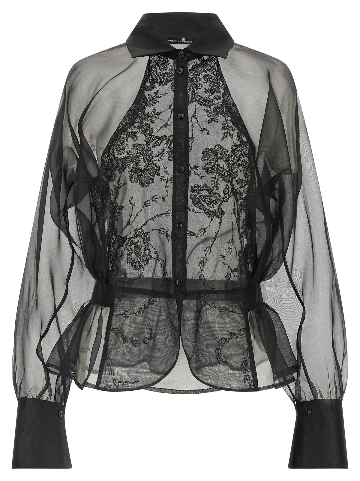 Ermanno Scervino Silk And Lace Shirt
