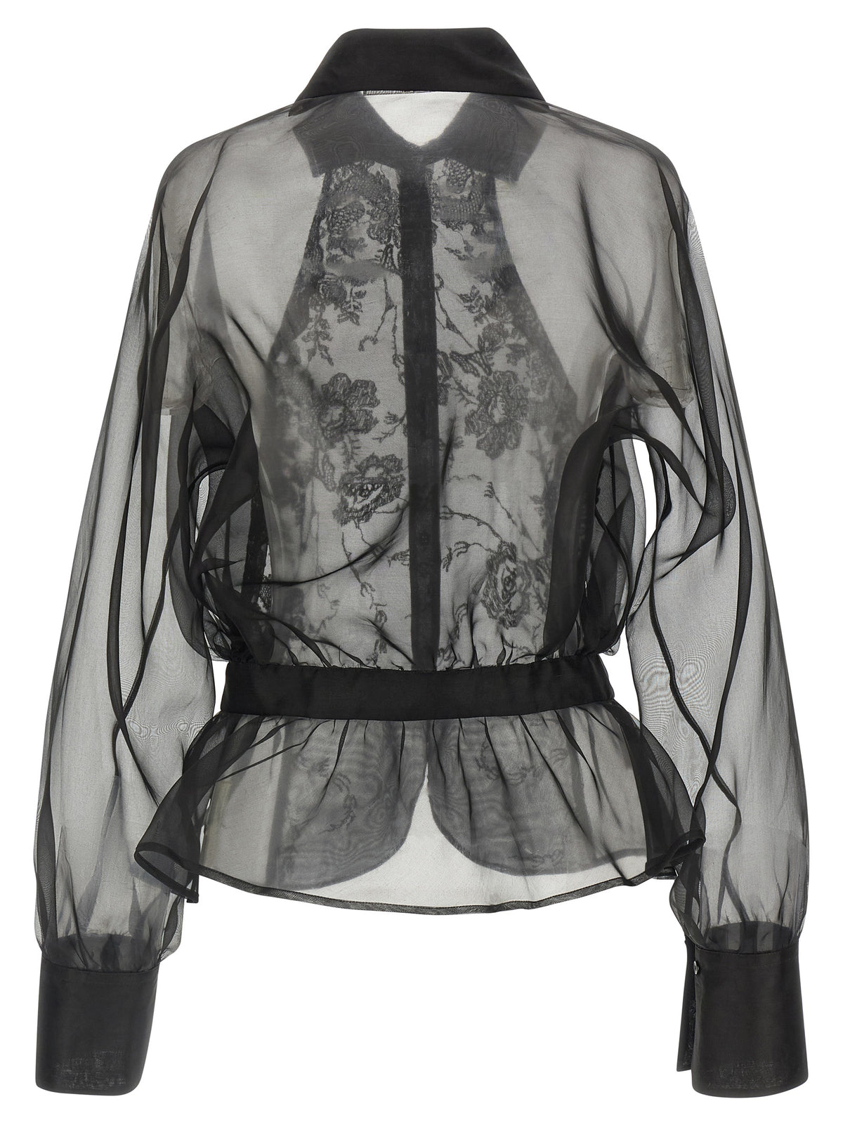Ermanno Scervino Silk And Lace Shirt