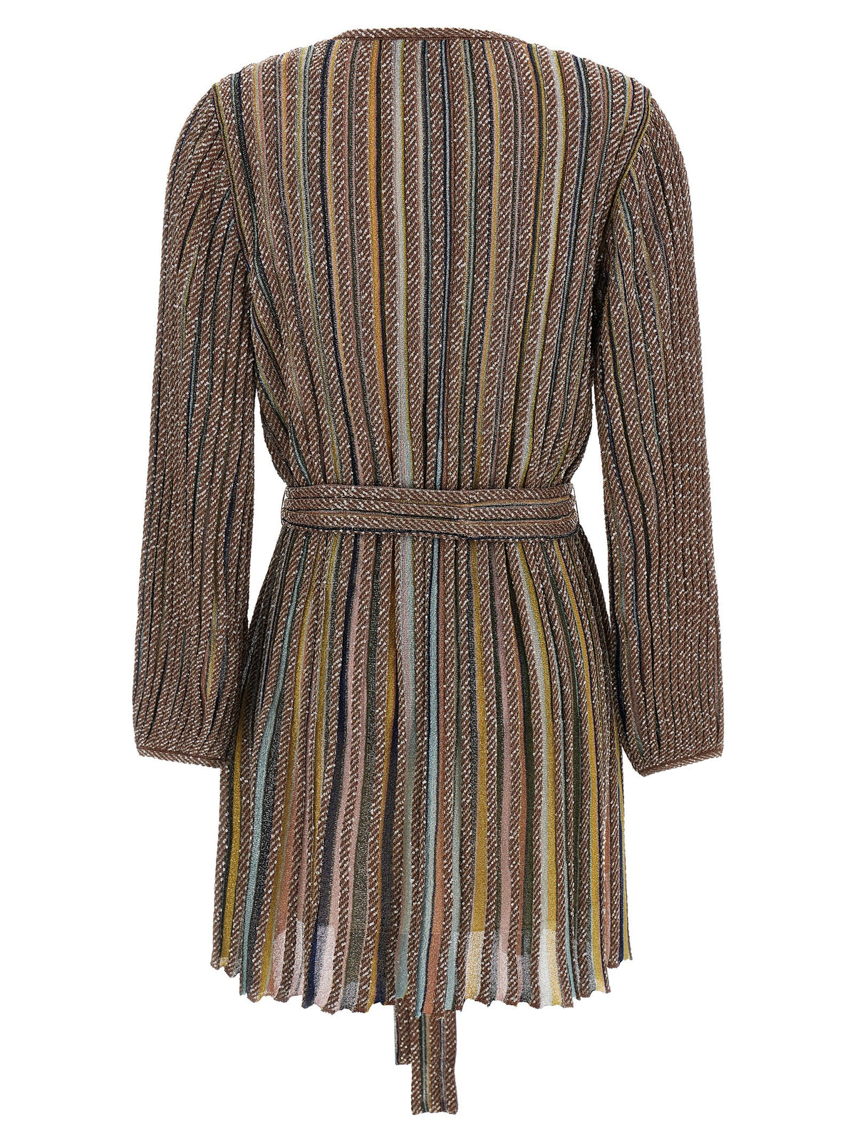 Missoni V-Neck And Belt Dress