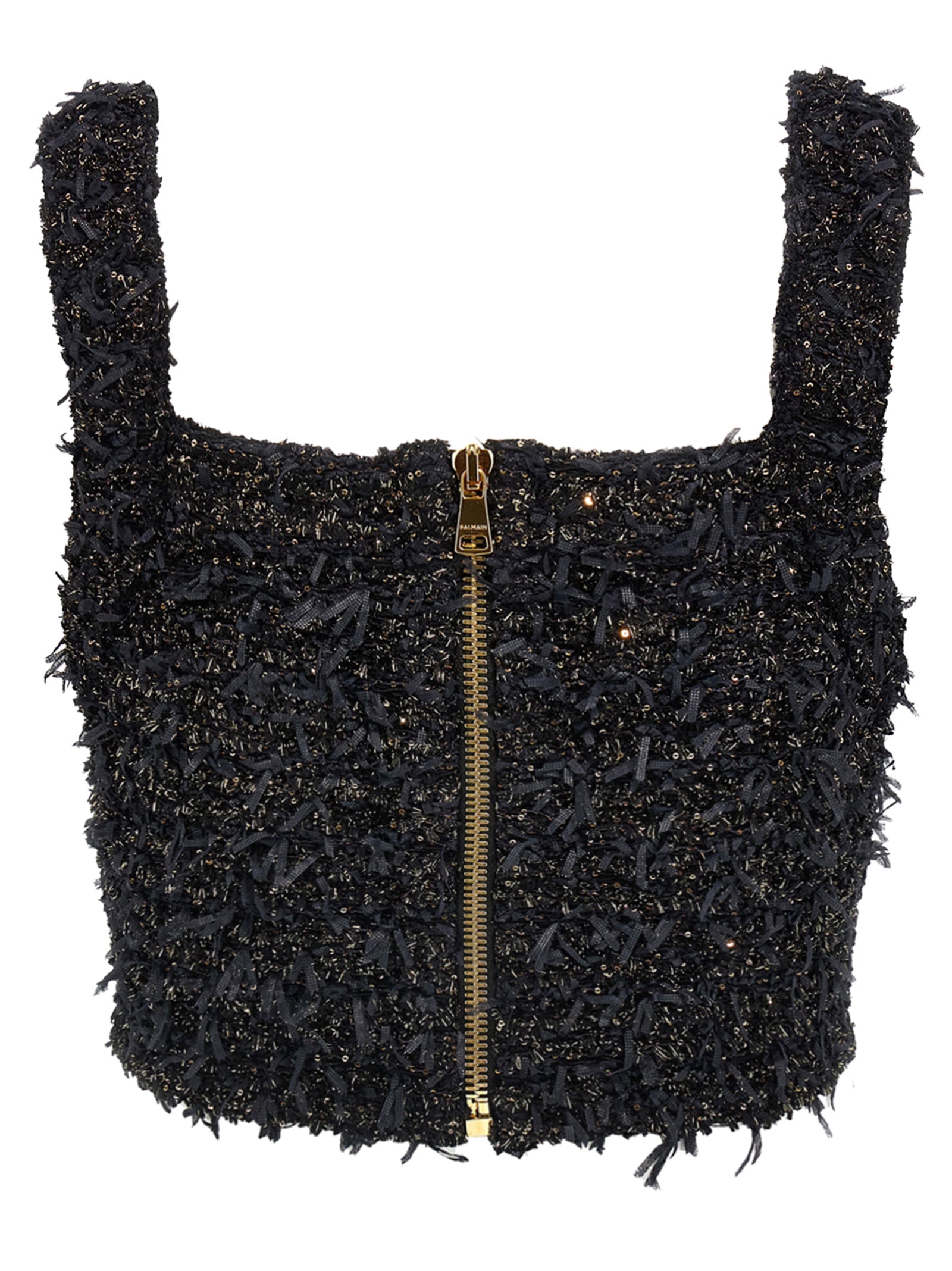 Balmain Lurex Tweed Top