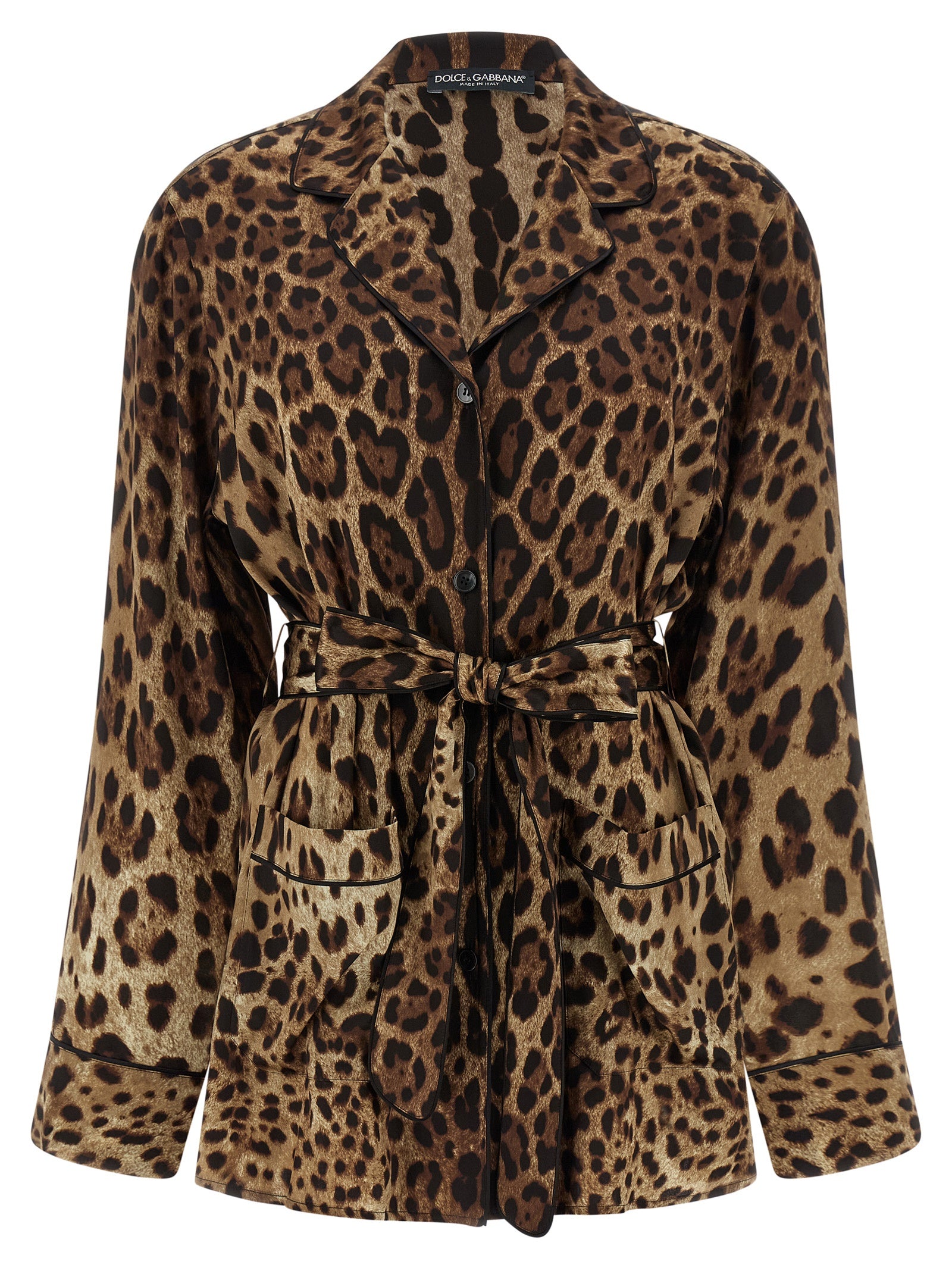 Dolce & Gabbana 'Leopardo' Pajama Shirt