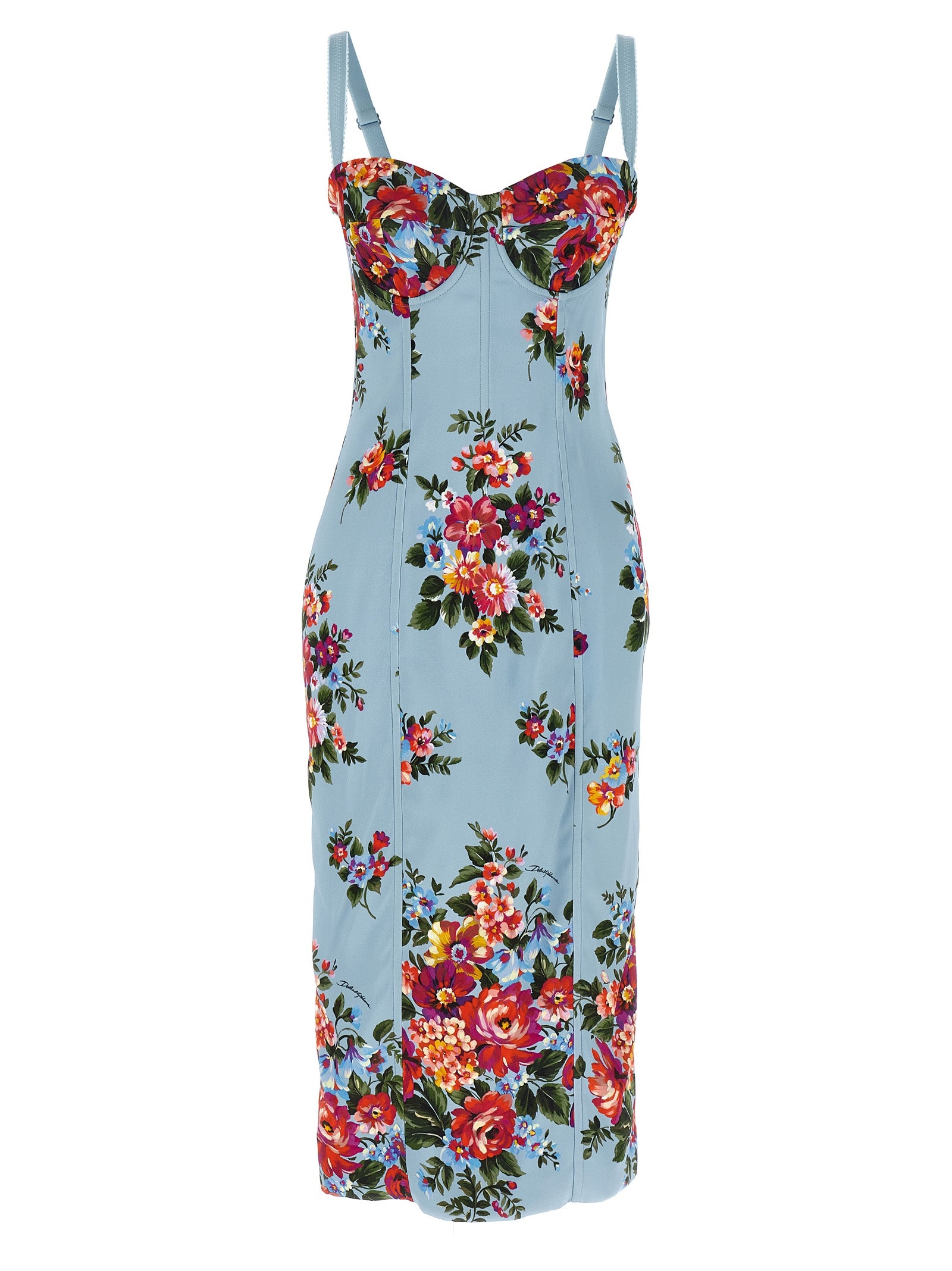 Dolce & Gabbana 'Mazzo Di Fiori' Print Dress