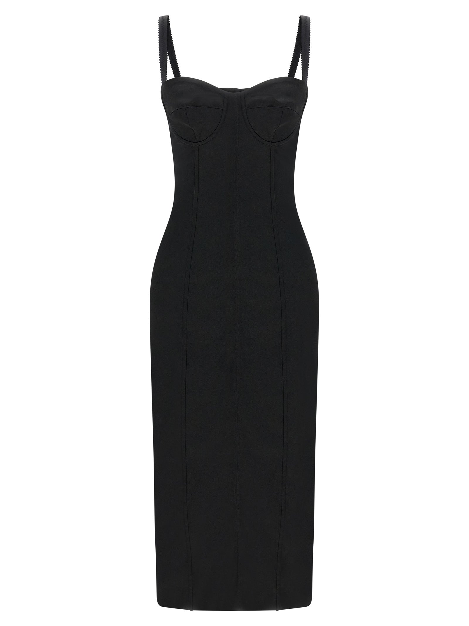 Dolce & Gabbana 'Black Sicily' Bra Corset Dress