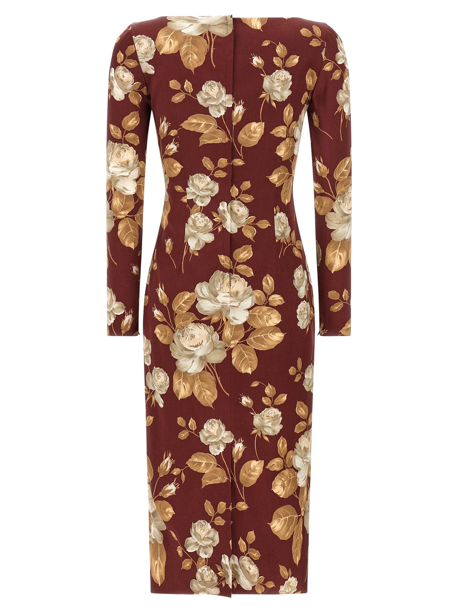 Dolce & Gabbana Rose Print Dress