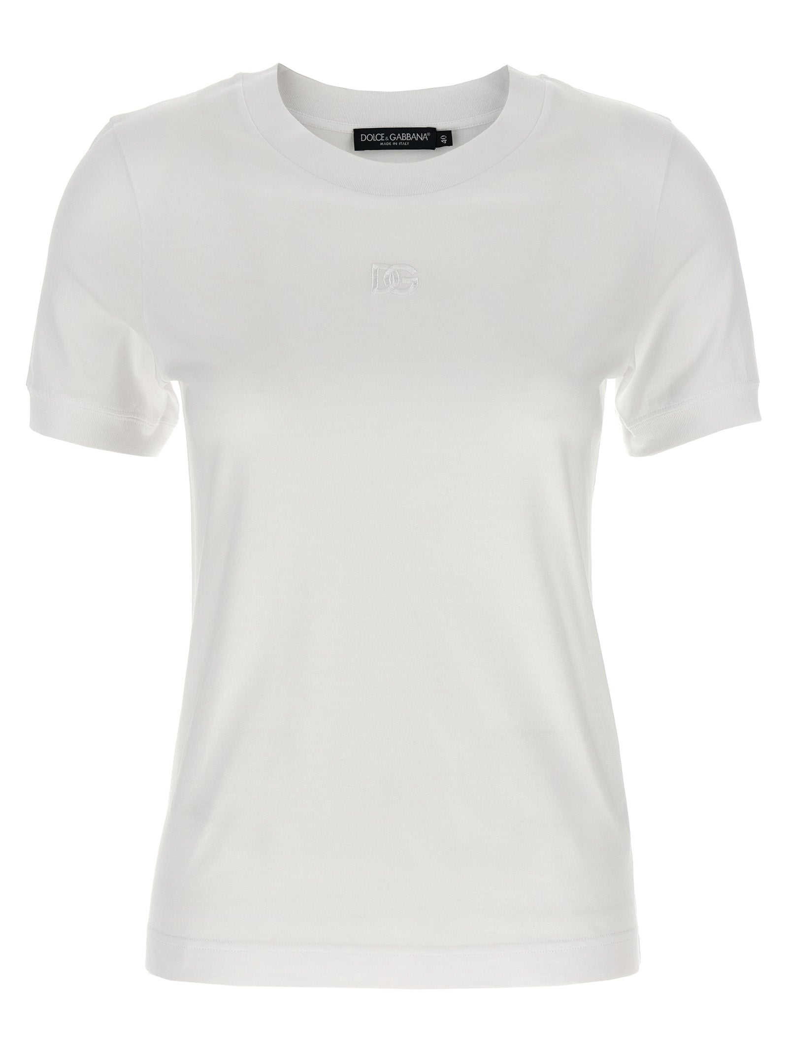 Dolce & Gabbana Logo Embroidery T-Shirt