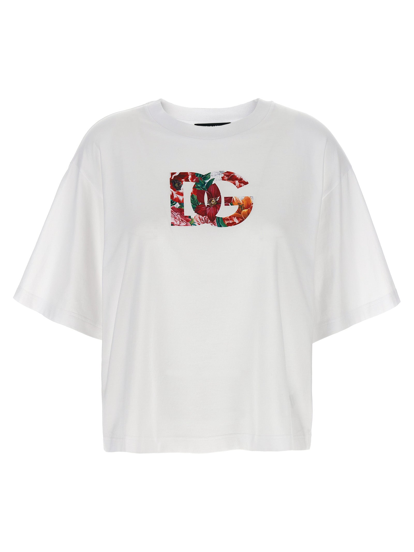 Dolce & Gabbana Floral Logo T-Shirt