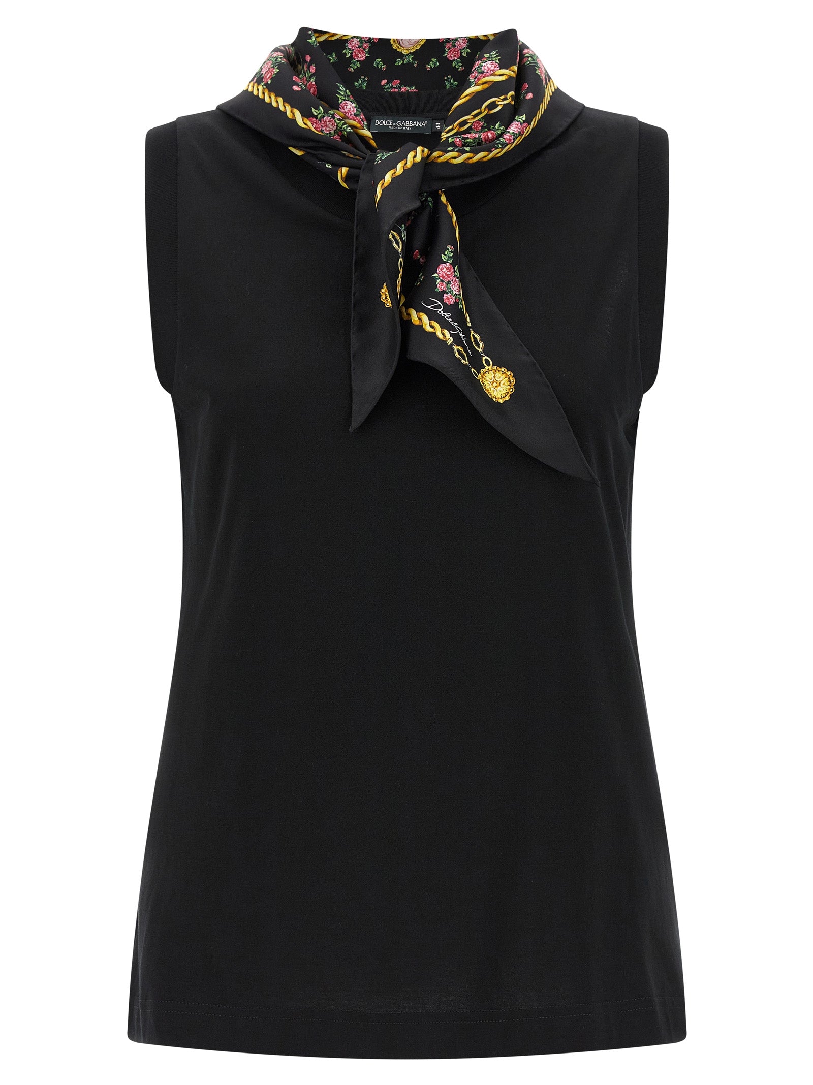 Dolce & Gabbana T-Shirt With Scarf