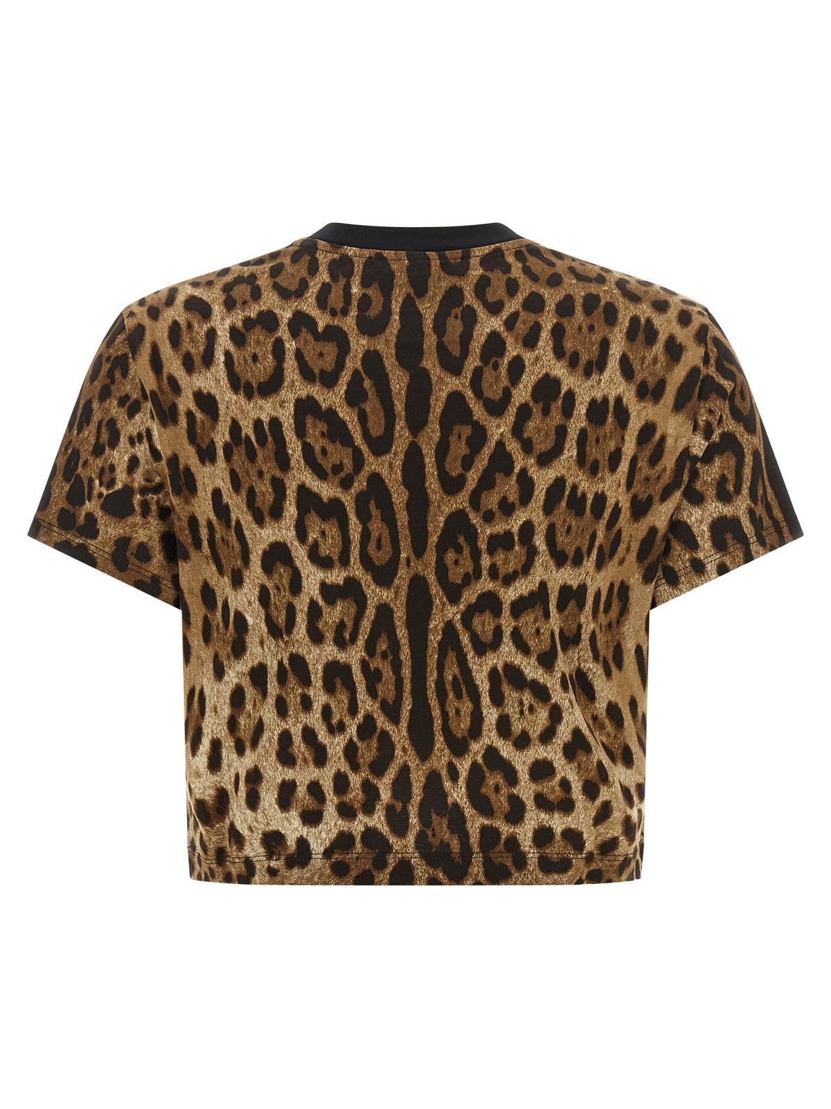 Dolce & Gabbana 'Leo' Cropped T-Shirt