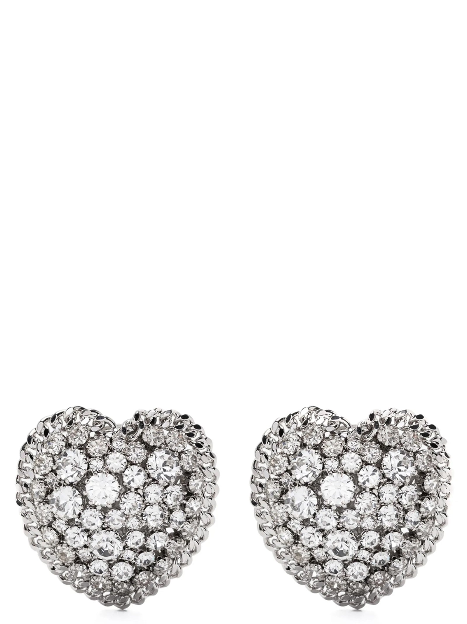 Alessandra Rich Heart Earrings