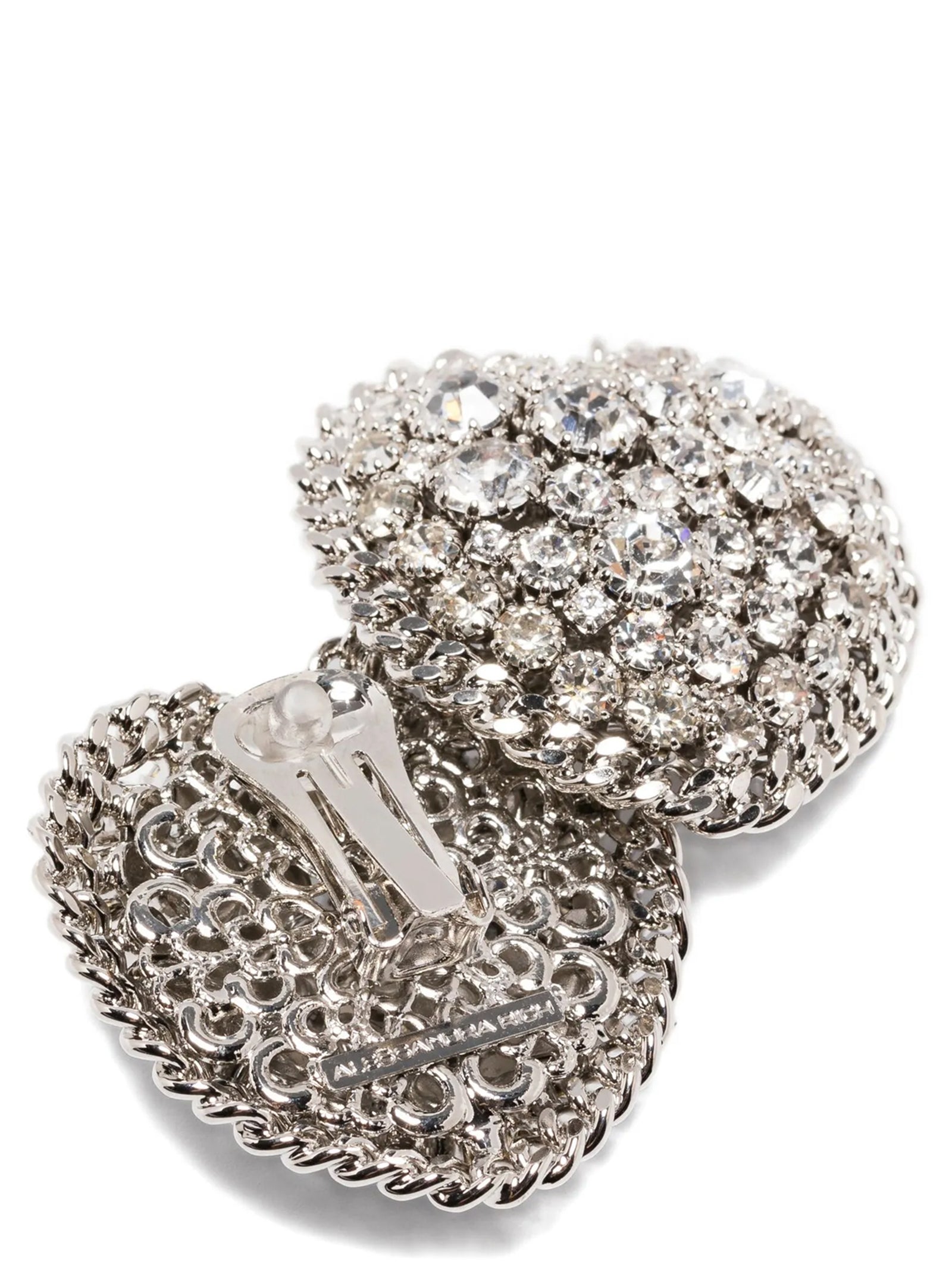 Alessandra Rich Heart Earrings