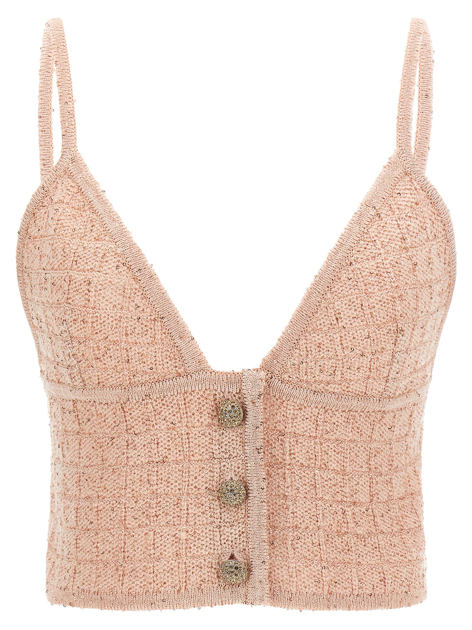 Alessandra Rich Sequin Top