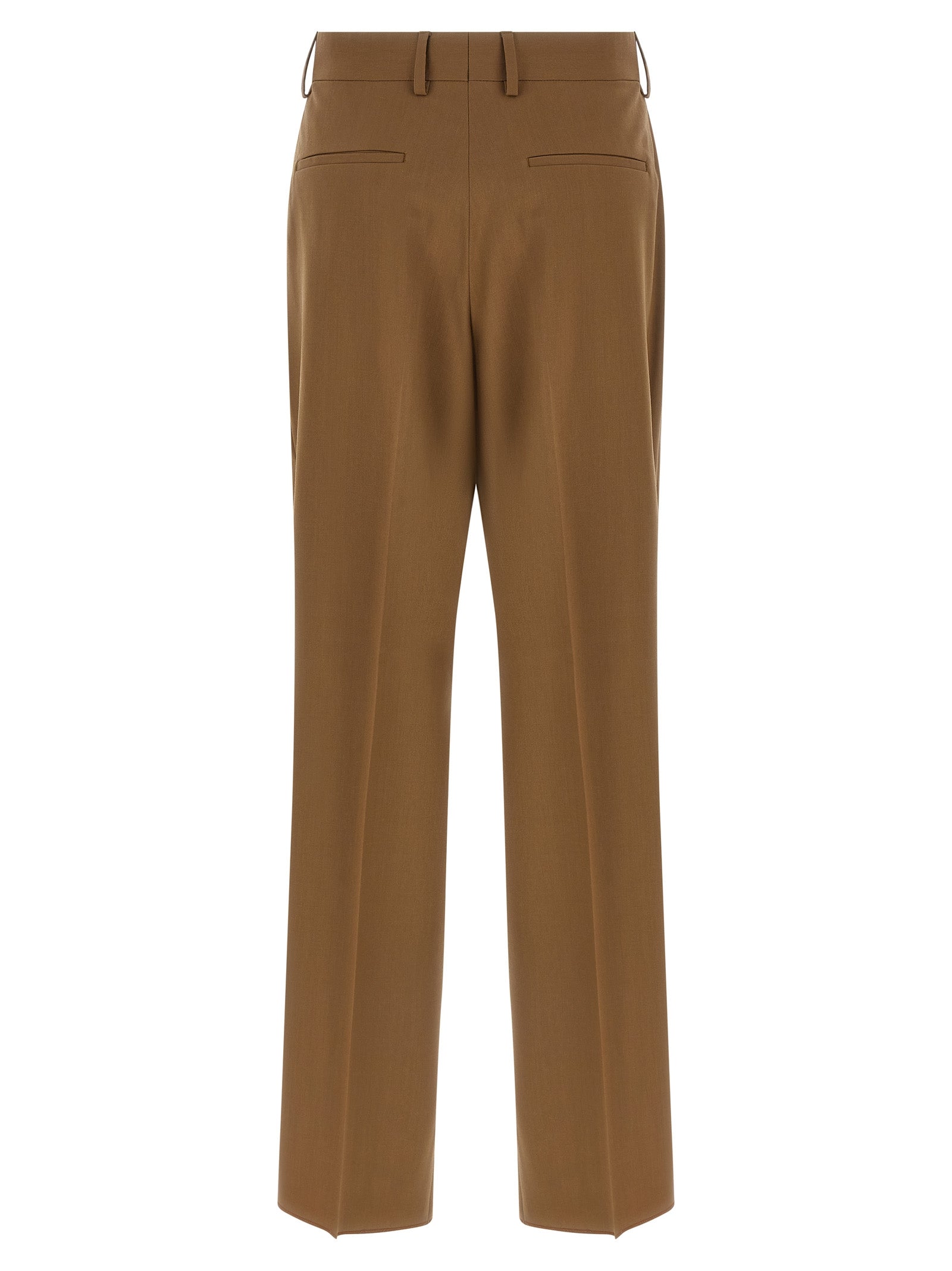 Fendi Gabardine Wool Trousers