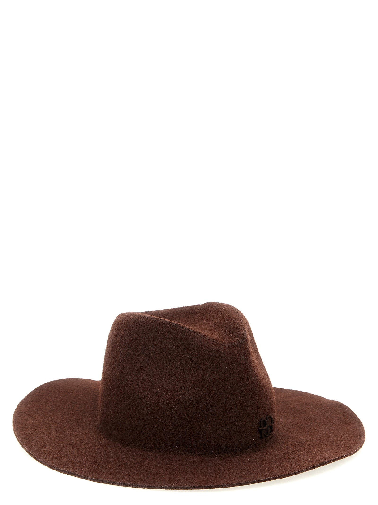 Ruslan Baginskiy 'Monogram-Embellished Fedora' Hat