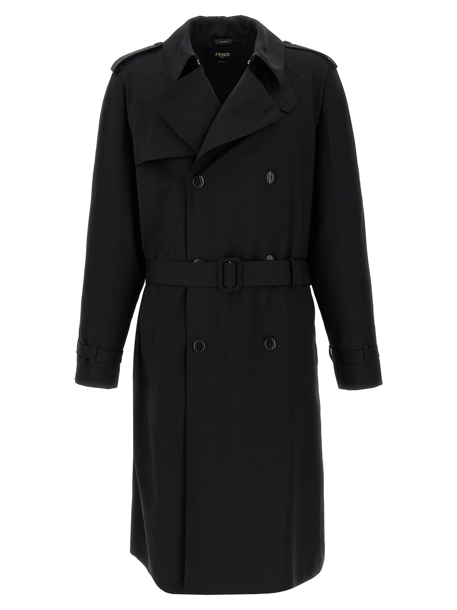 Fendi Wool Trench Coat