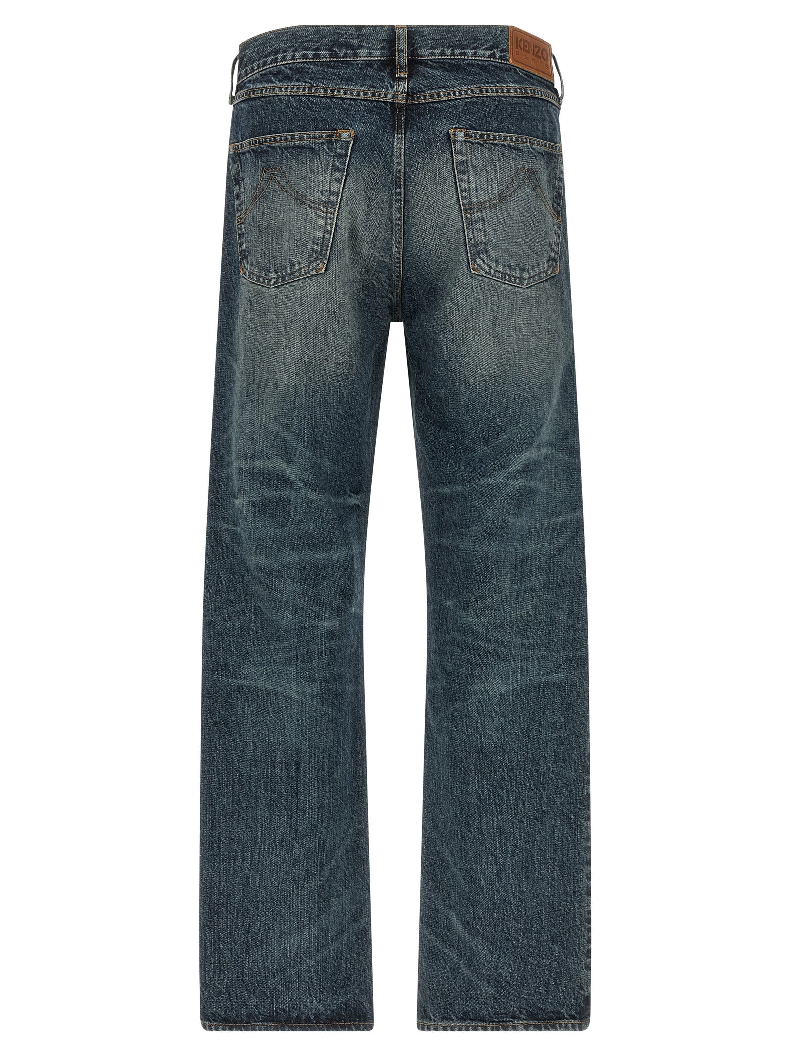 Kenzo 'Boke Flower' Button Jeans